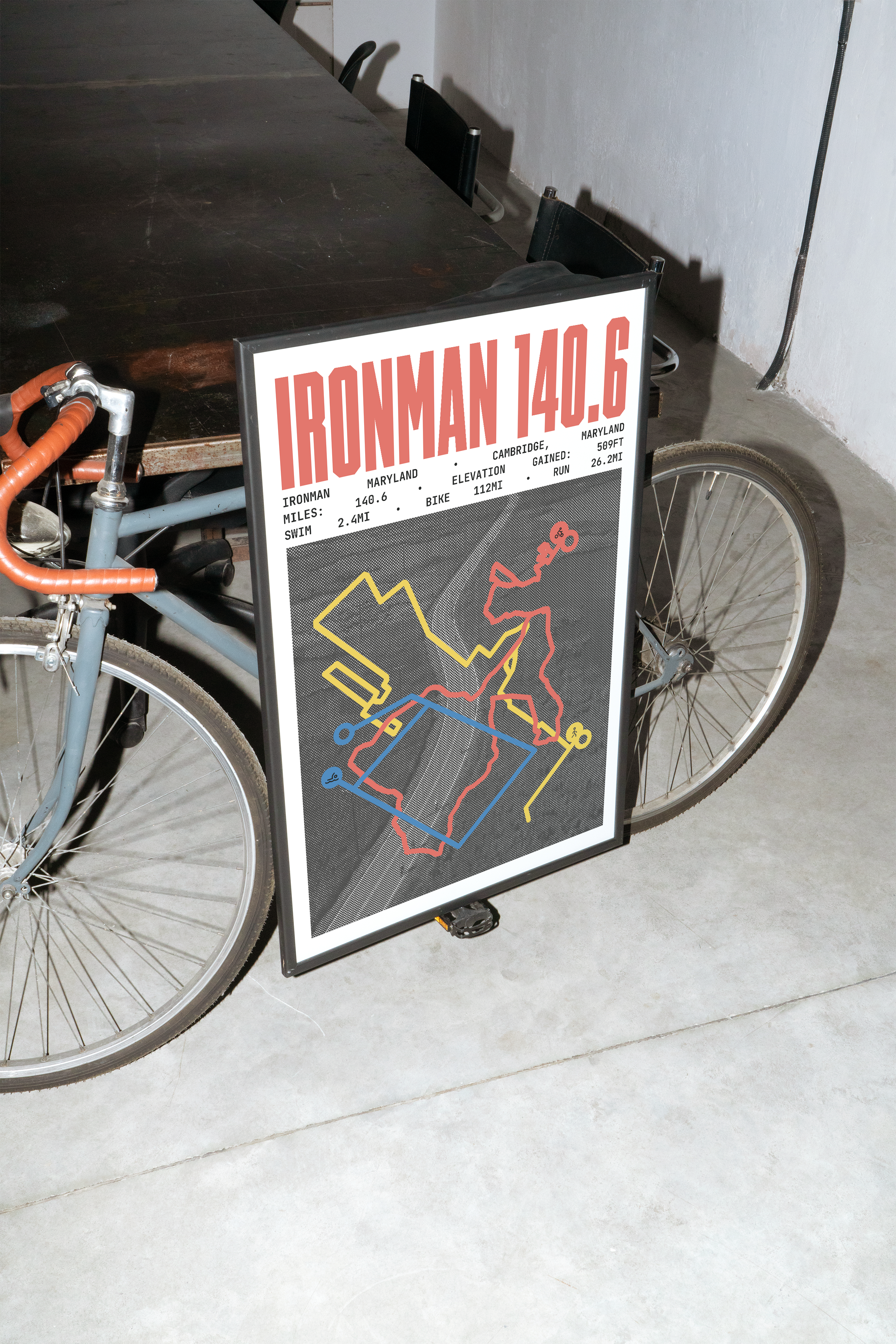 Ironman 140.6 Maryland Poster