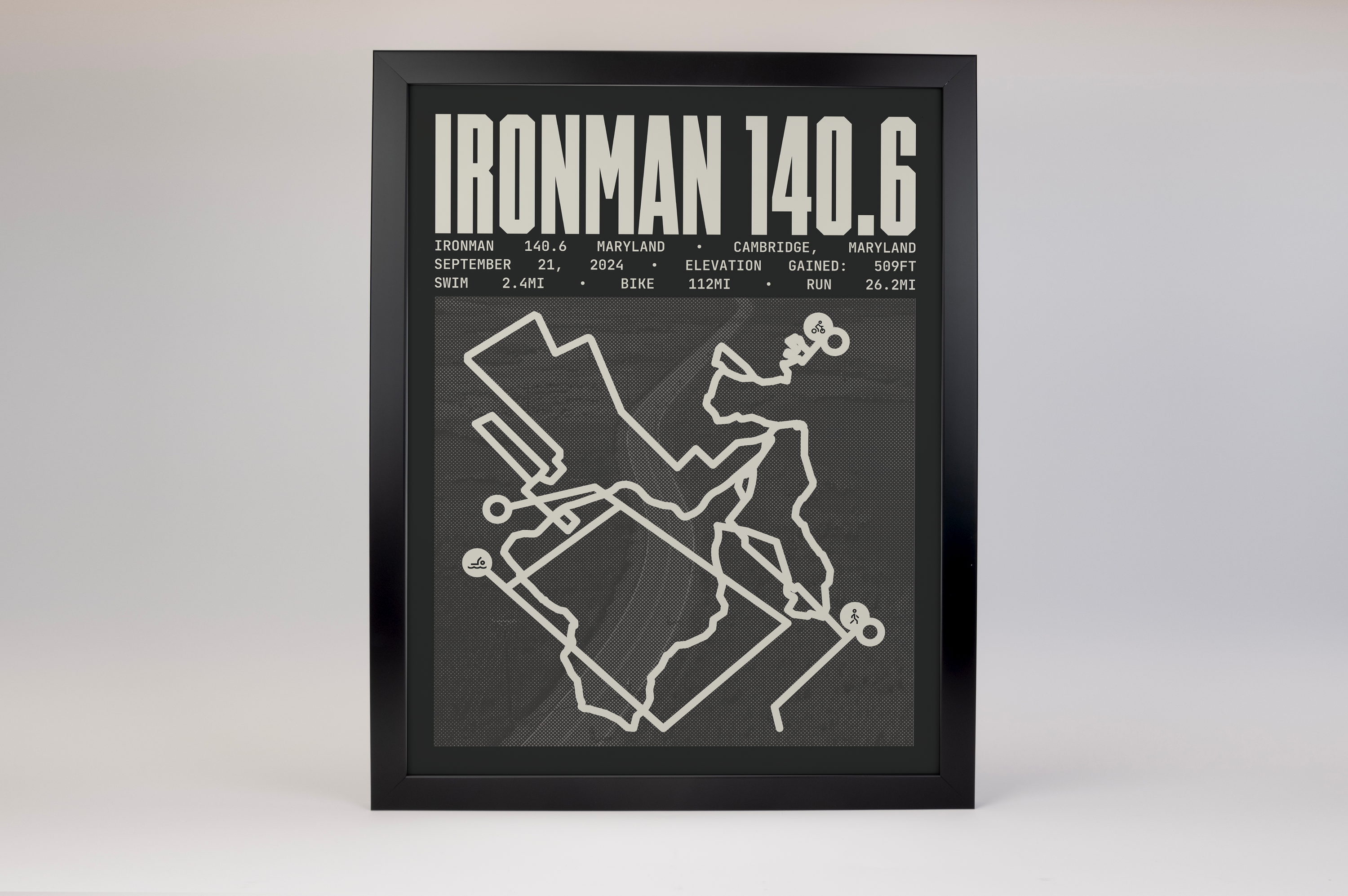 Ironman 140.6 Maryland Poster