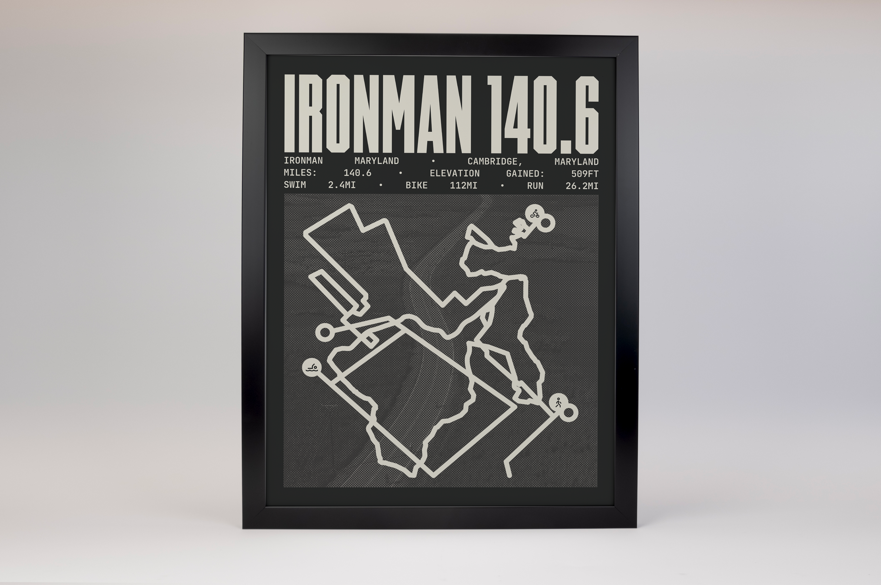 Ironman 140.6 Maryland Poster