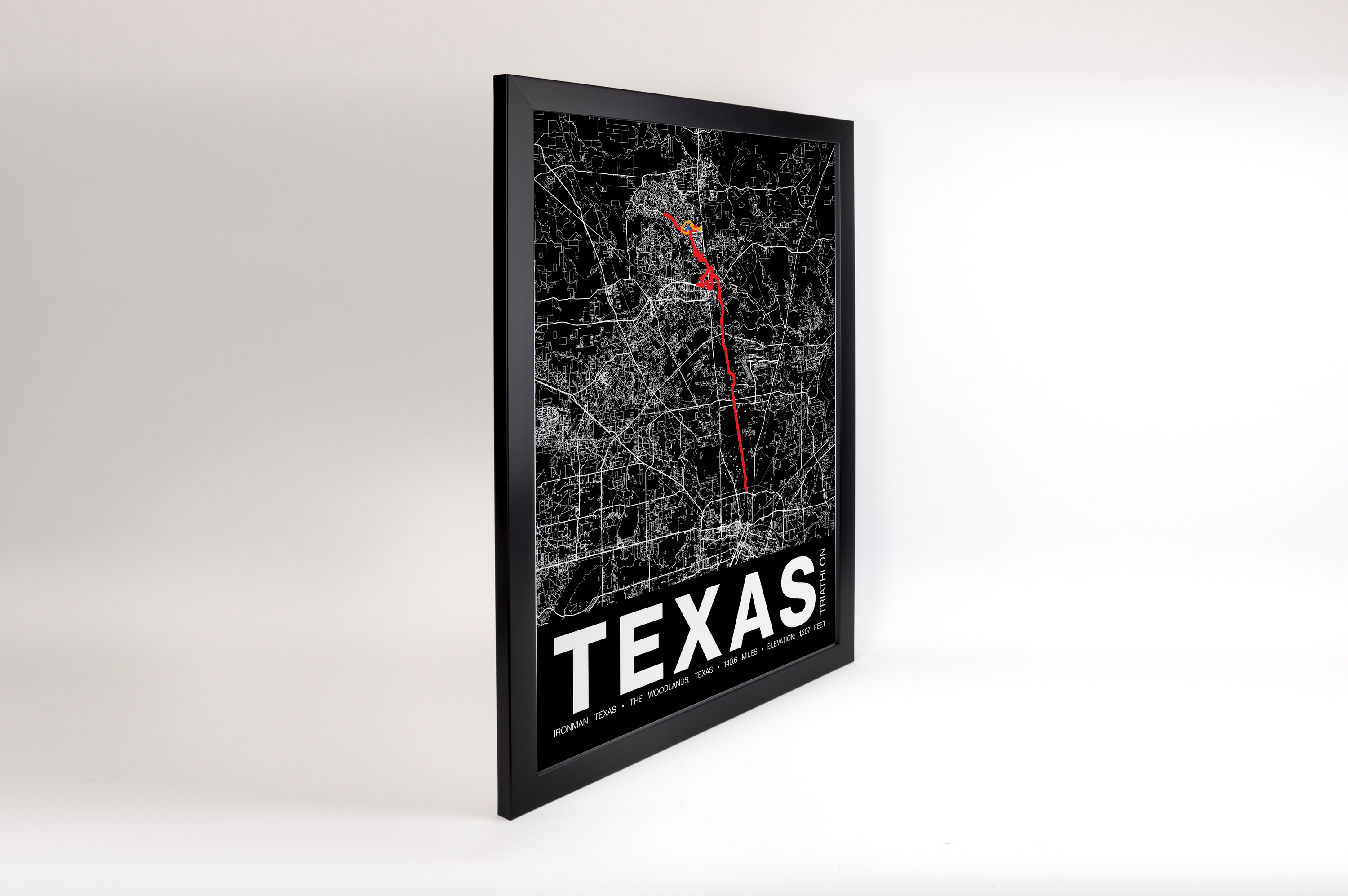 Ironman Texas Poster - Grid Style