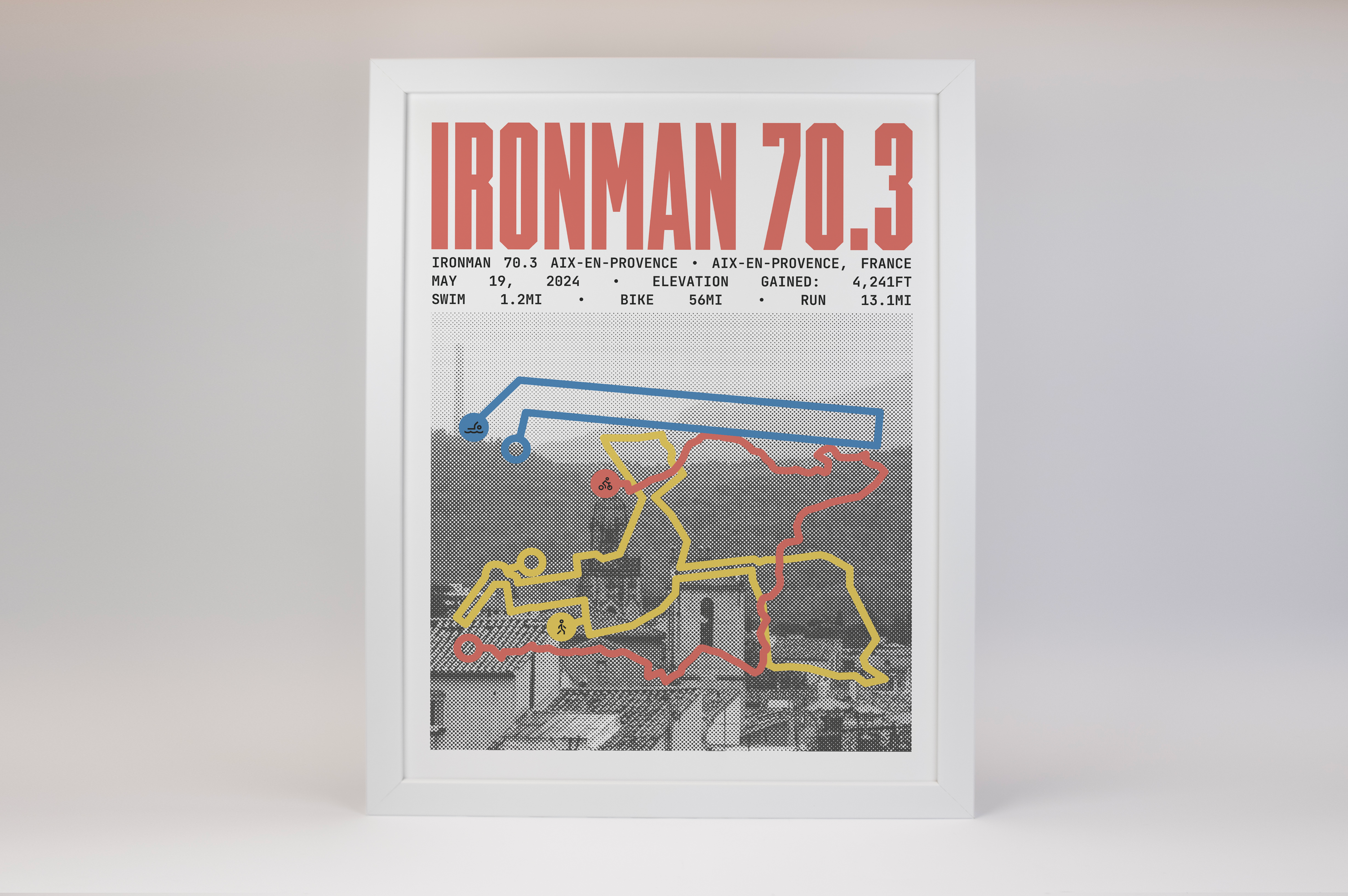 Ironman 70.3 Aix-en-Provence Poster