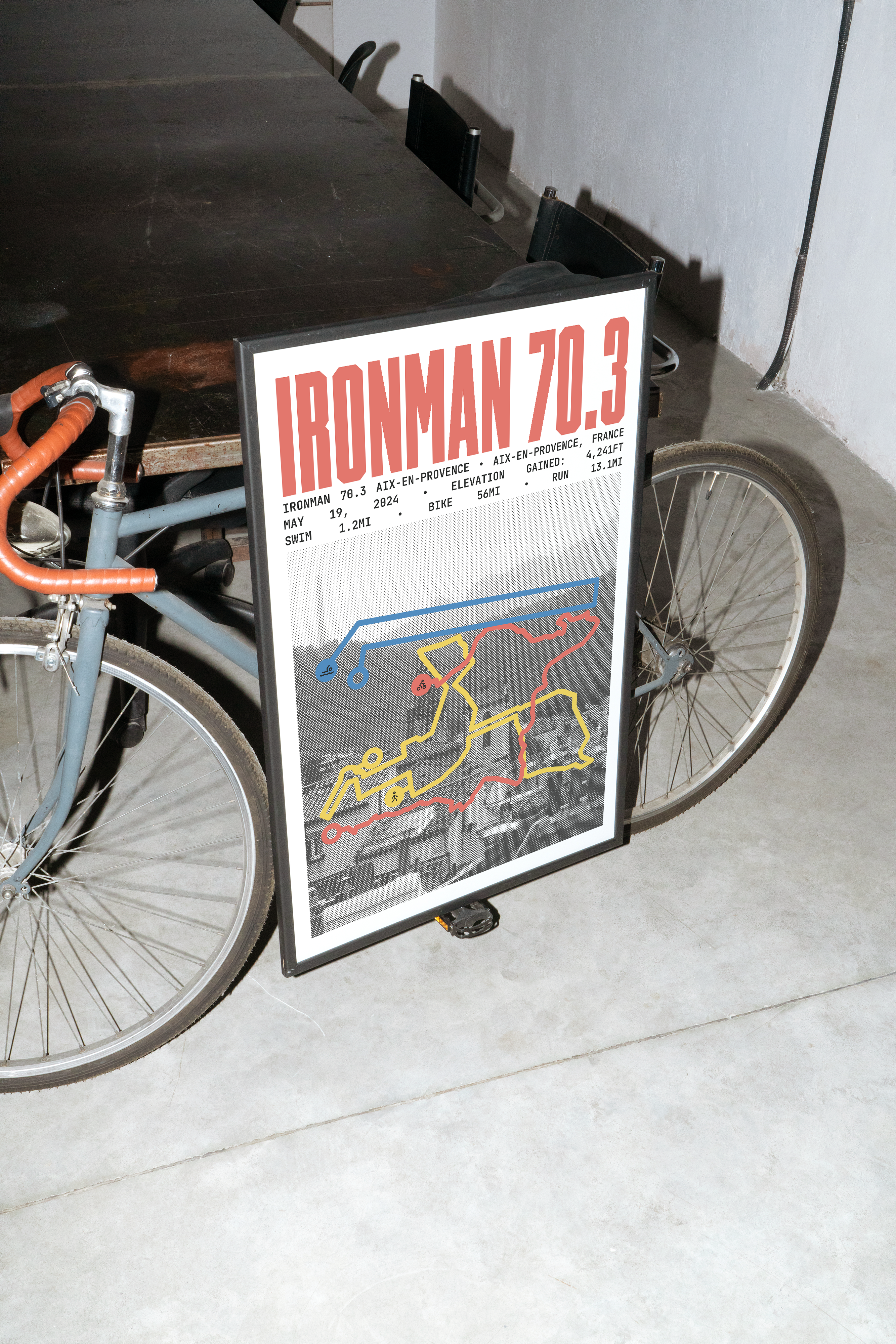 Ironman 70.3 Aix-en-Provence Poster