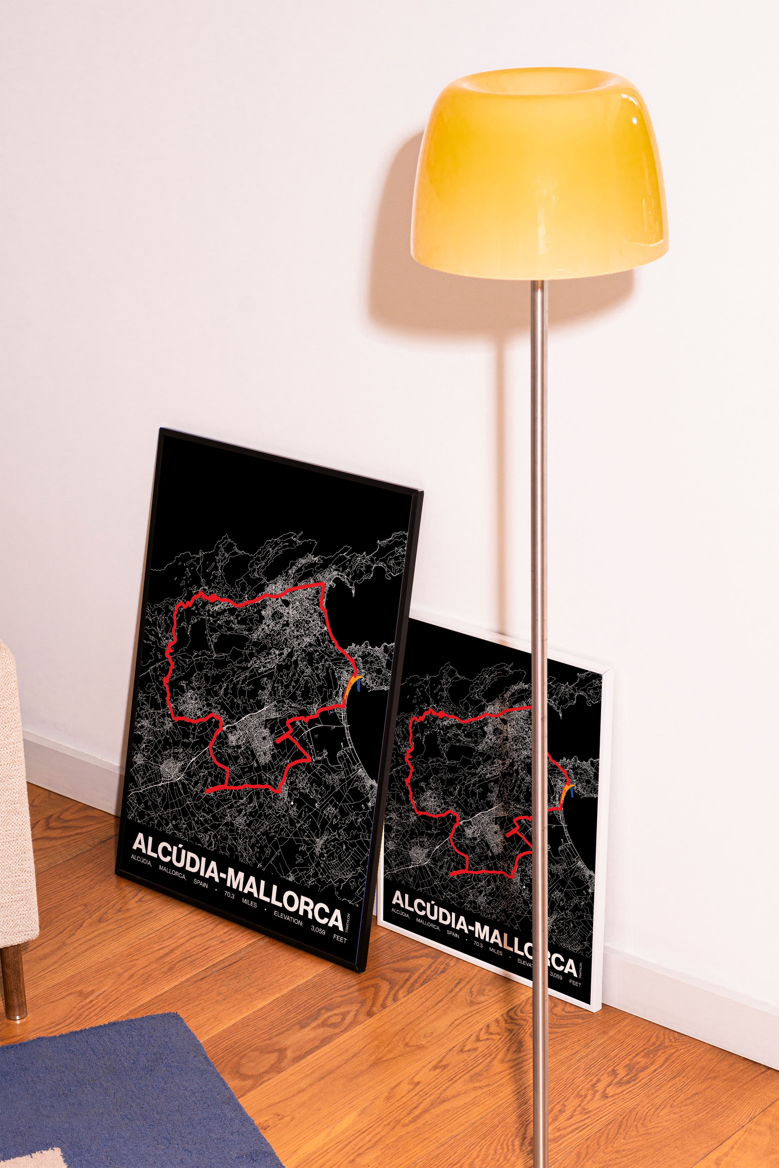 Ironman 70.3 Alcúdia-Mallorca Poster - Grid Style