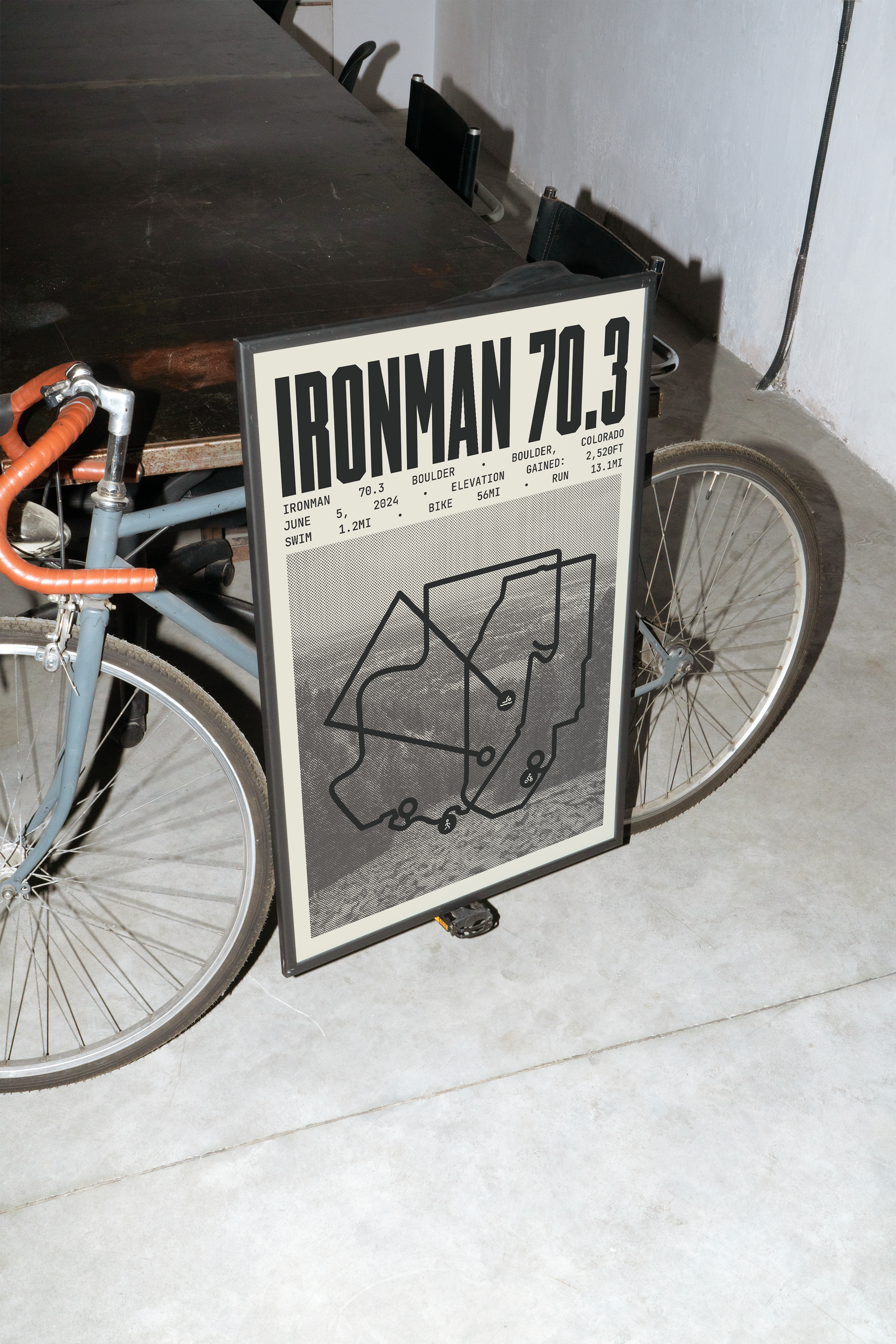 Ironman 70.3 Boulder Poster