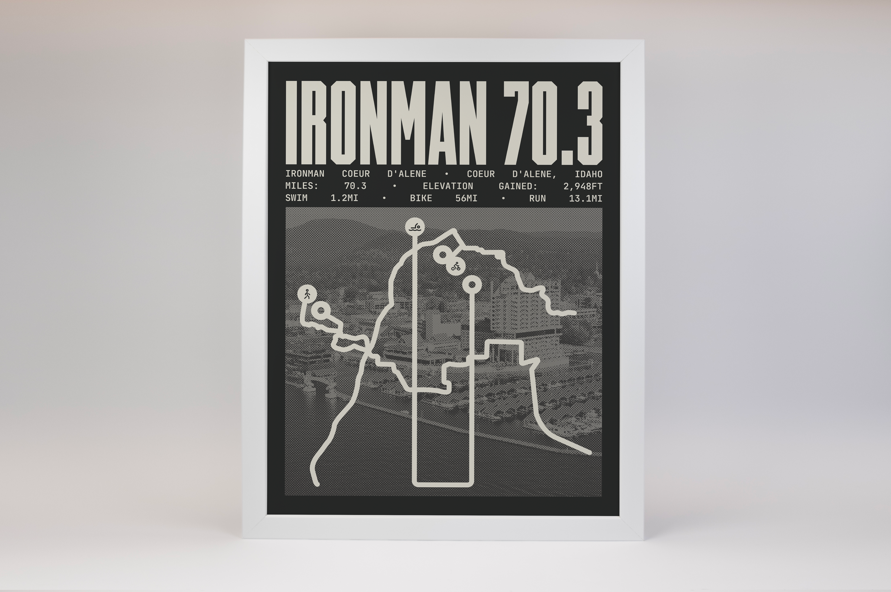 Ironman 70.3 Coeur D'alene Poster