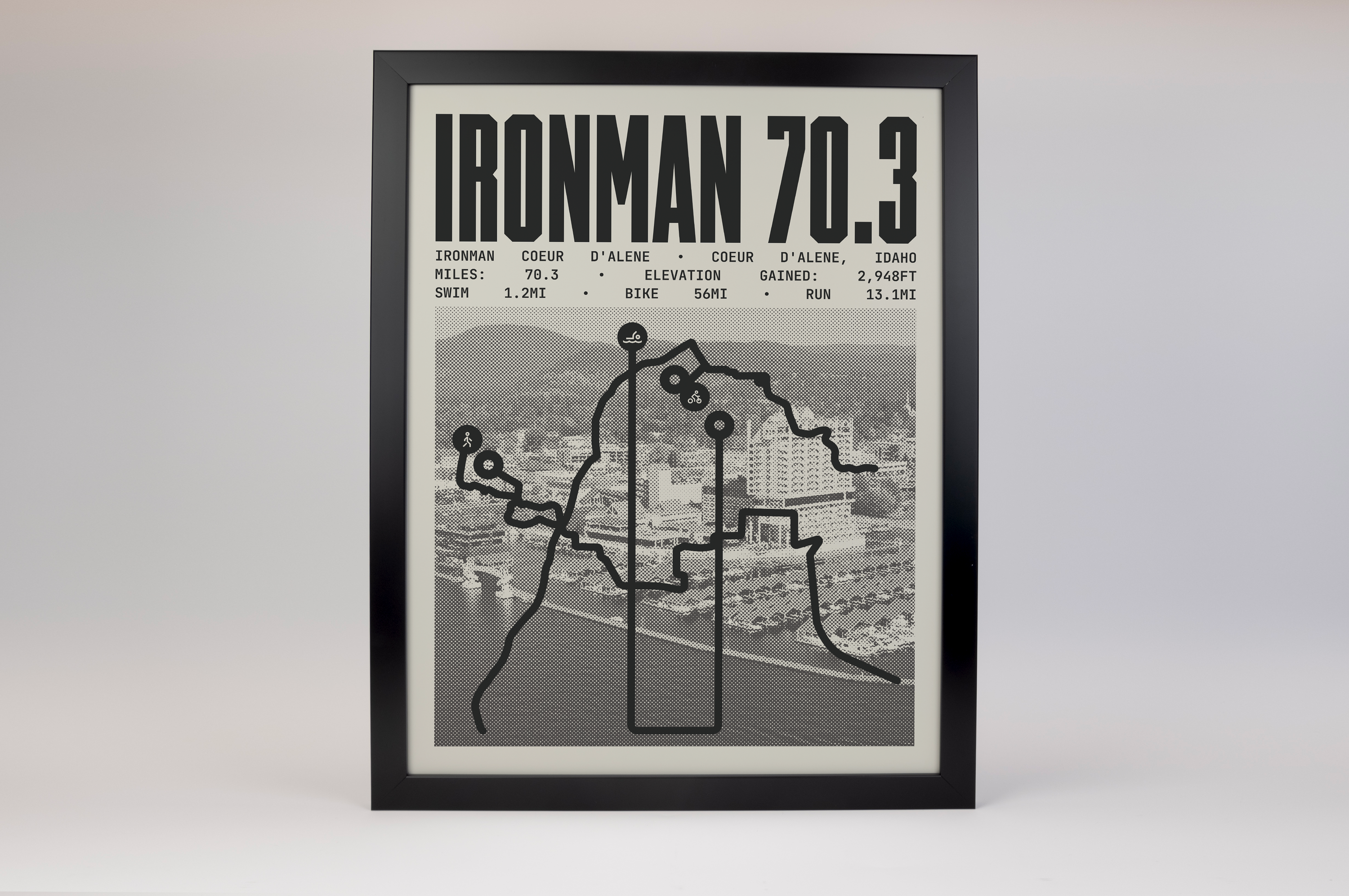 Ironman 70.3 Coeur D'alene Poster