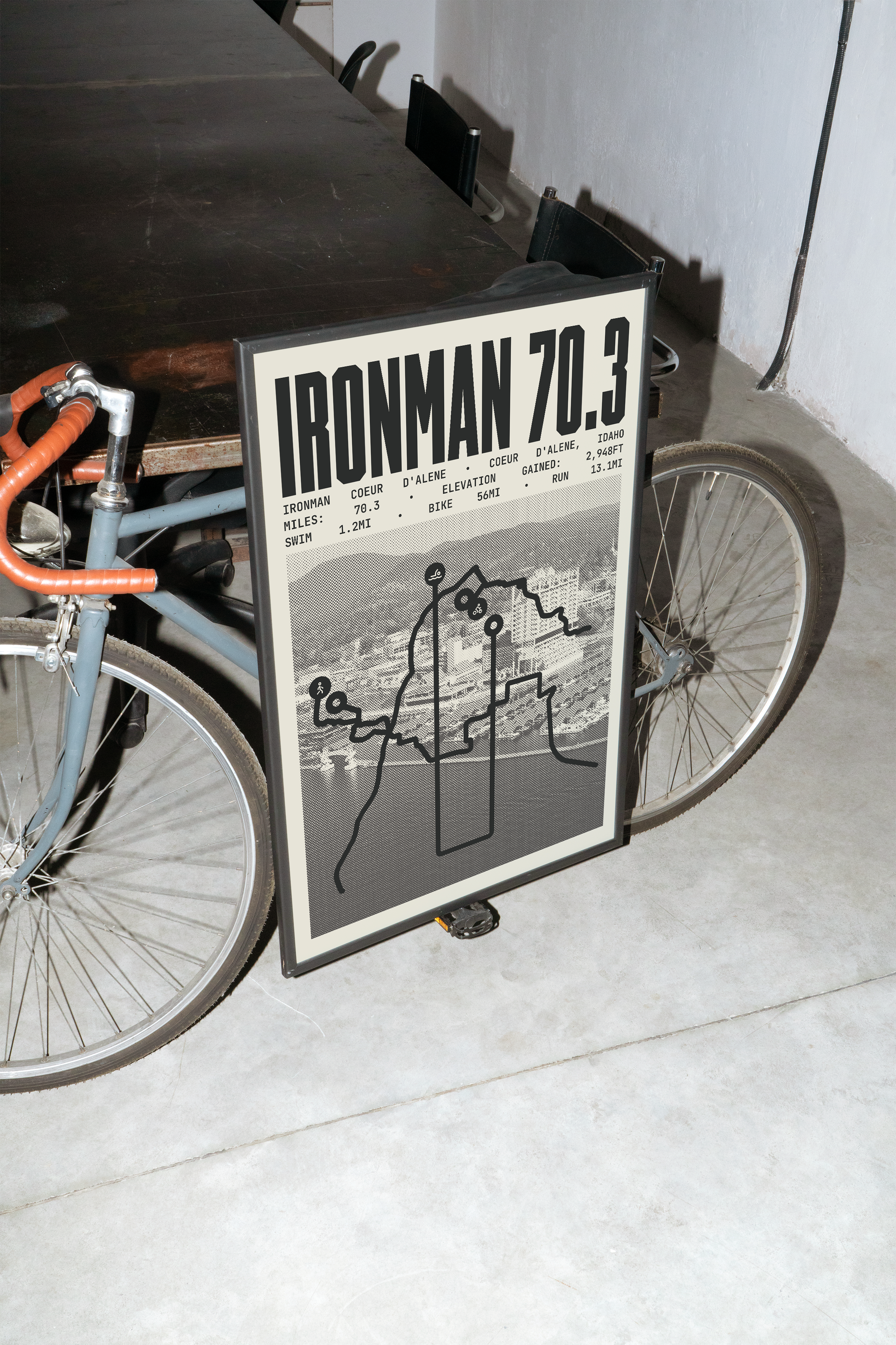 Ironman 70.3 Coeur D'alene Poster