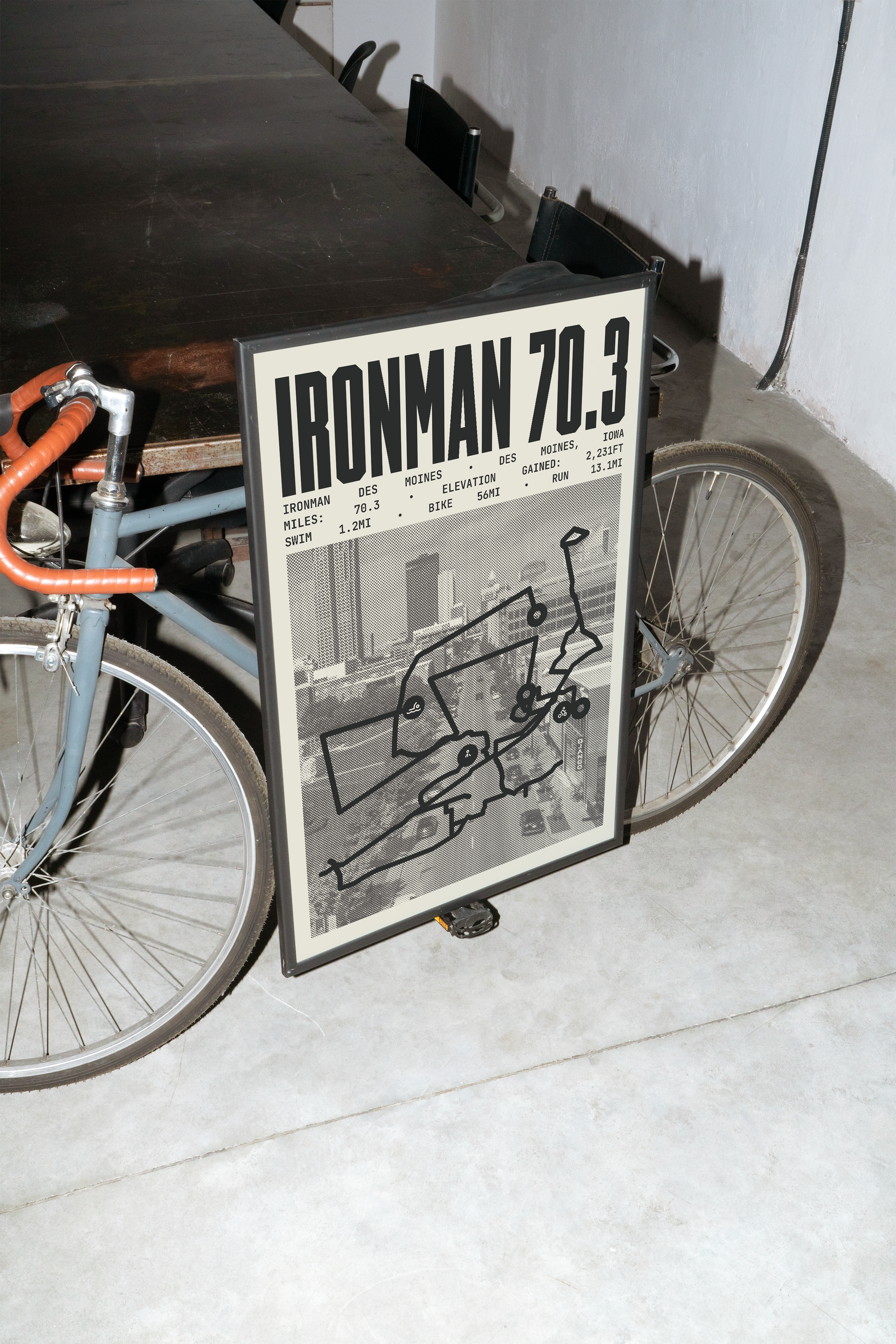 Ironman 70.3 Des Moines Poster