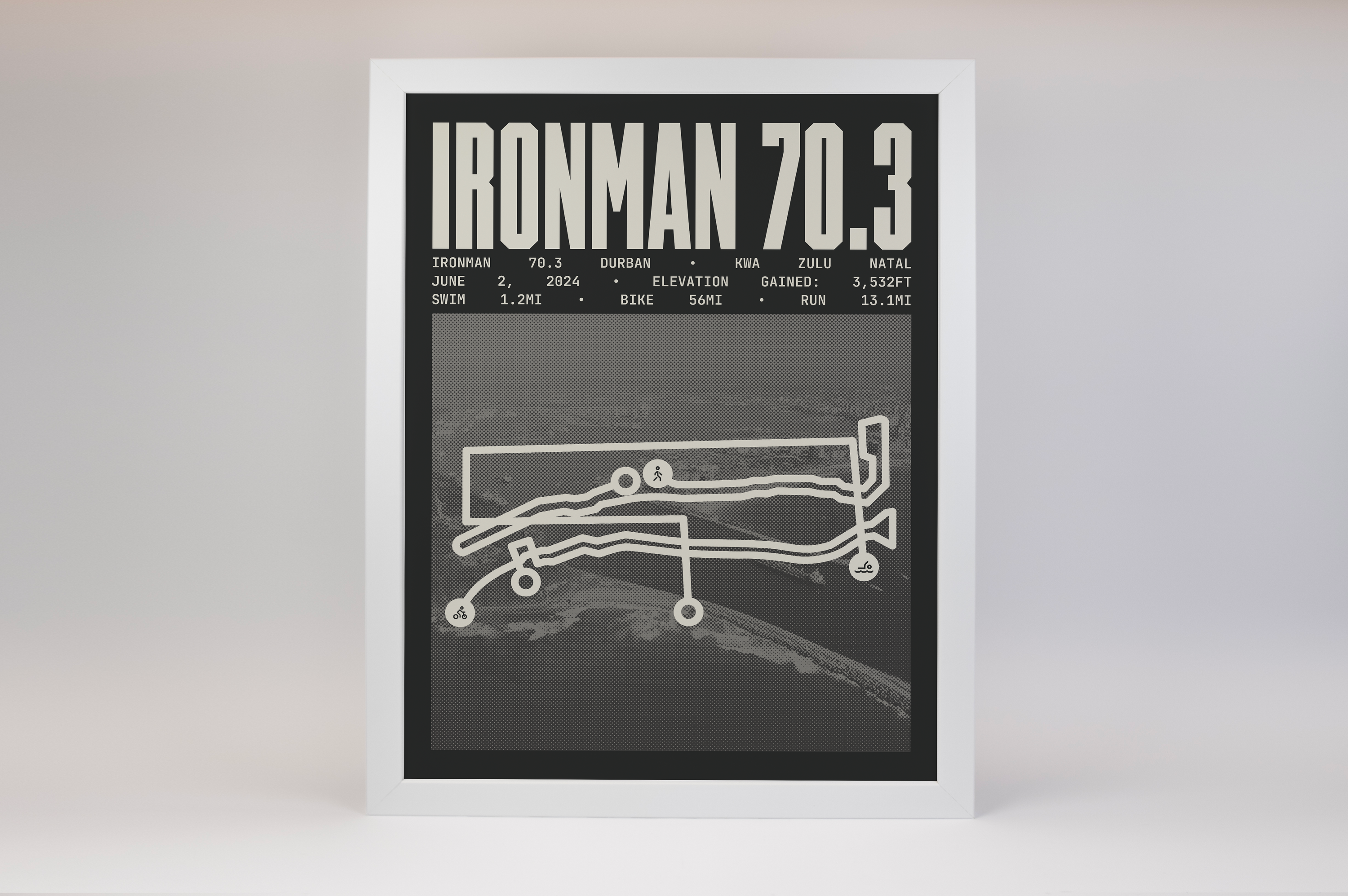 Ironman 70.3 Durban Poster