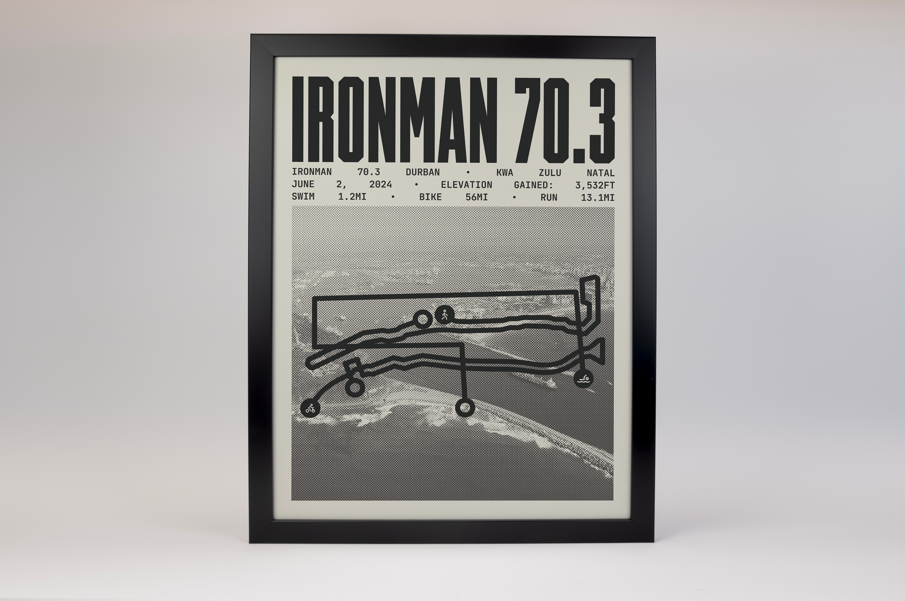 Ironman 70.3 Durban Poster