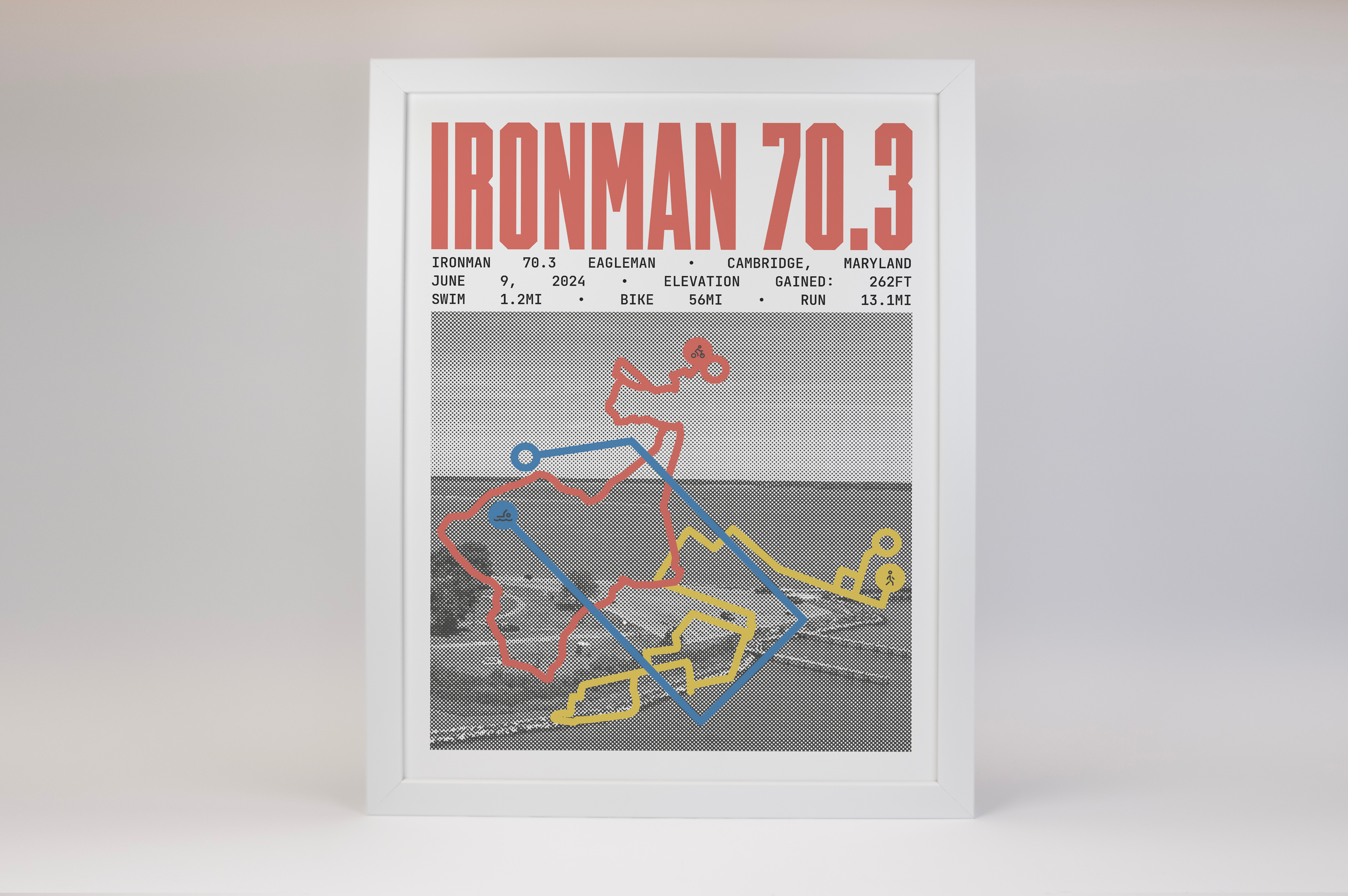 Ironman 70.3 Eagleman Poster