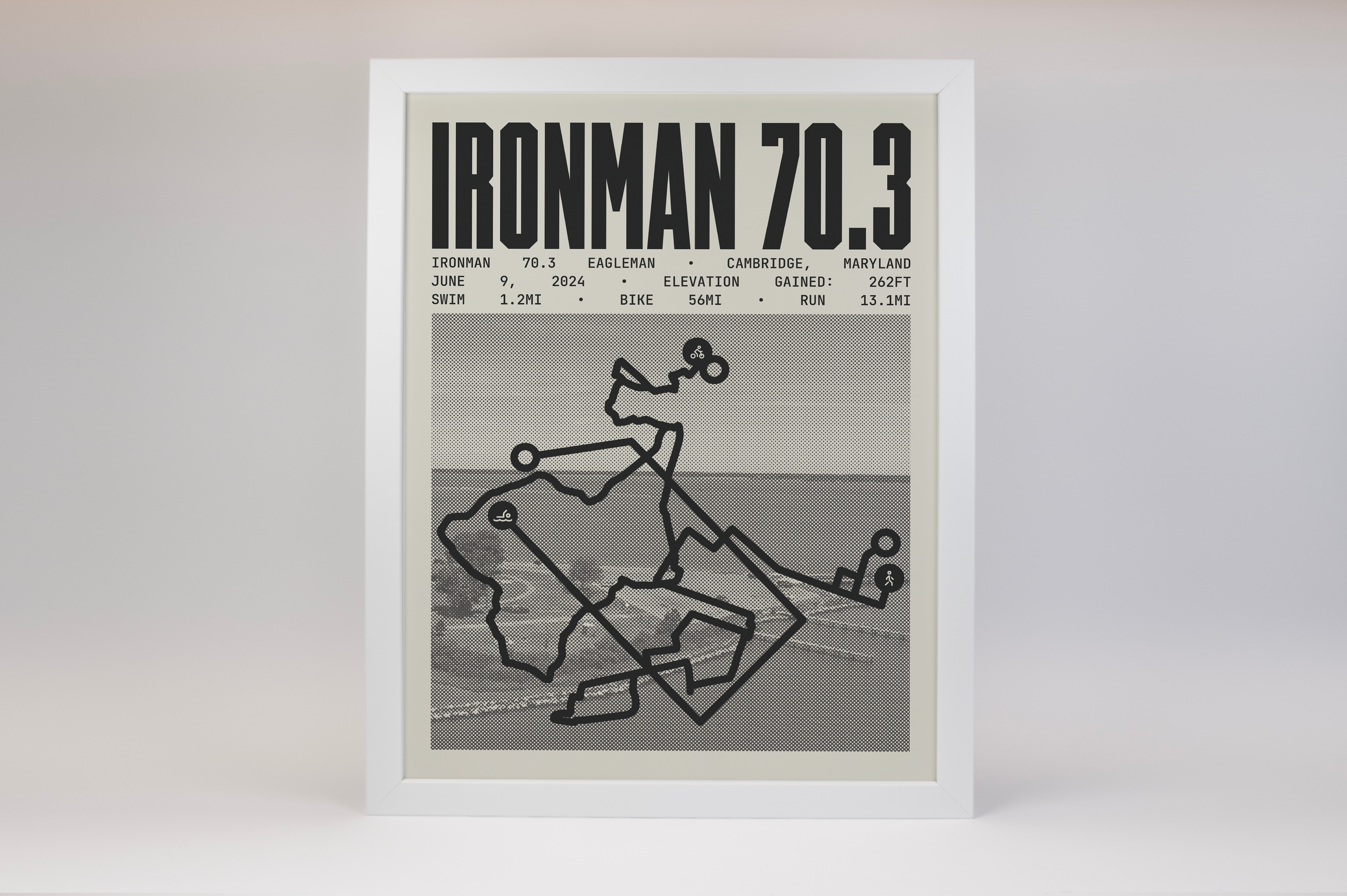 Ironman 70.3 Eagleman Poster