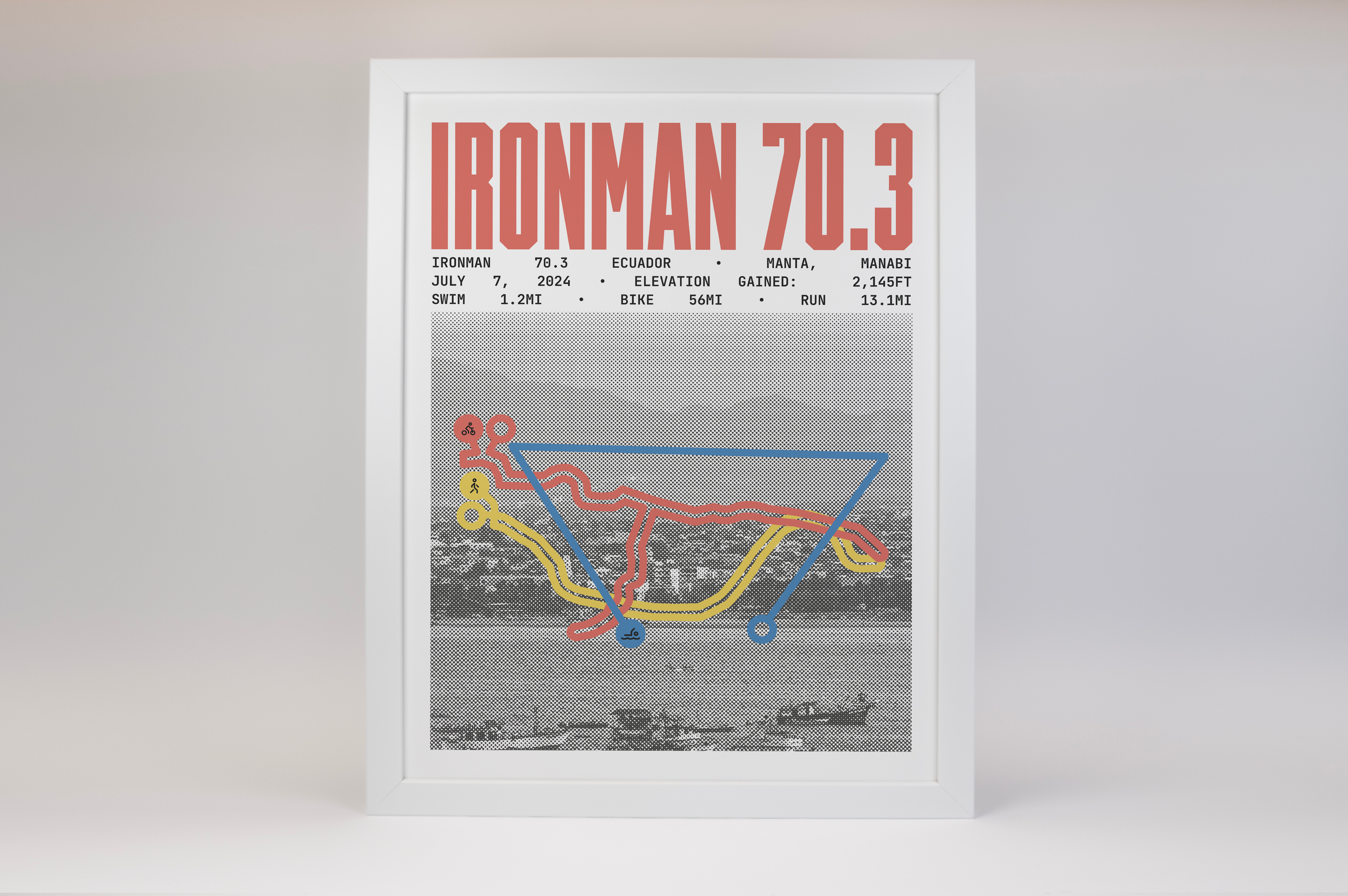 Ironman 70.3 Ecuador Poster