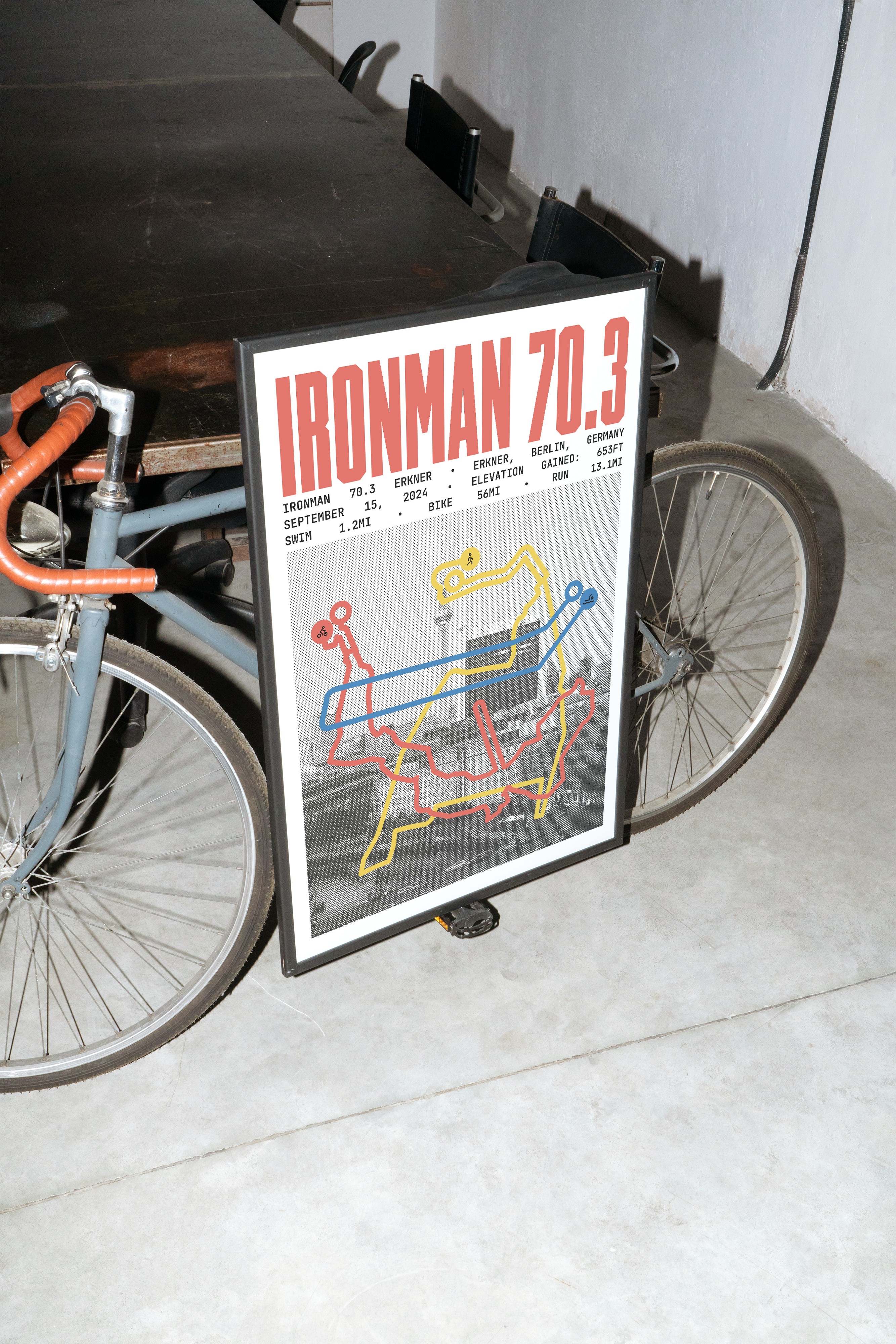 Ironman 70.3 Erkner Poster