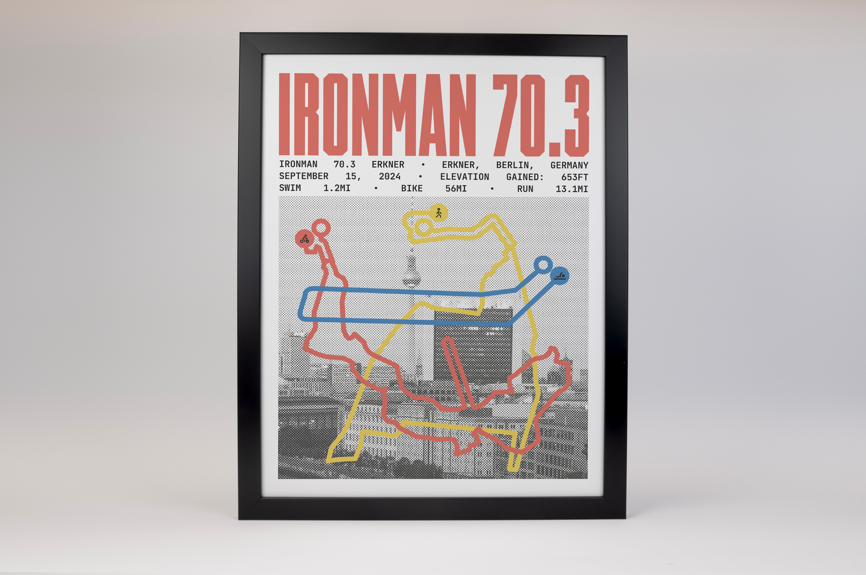 Ironman 70.3 Erkner Poster