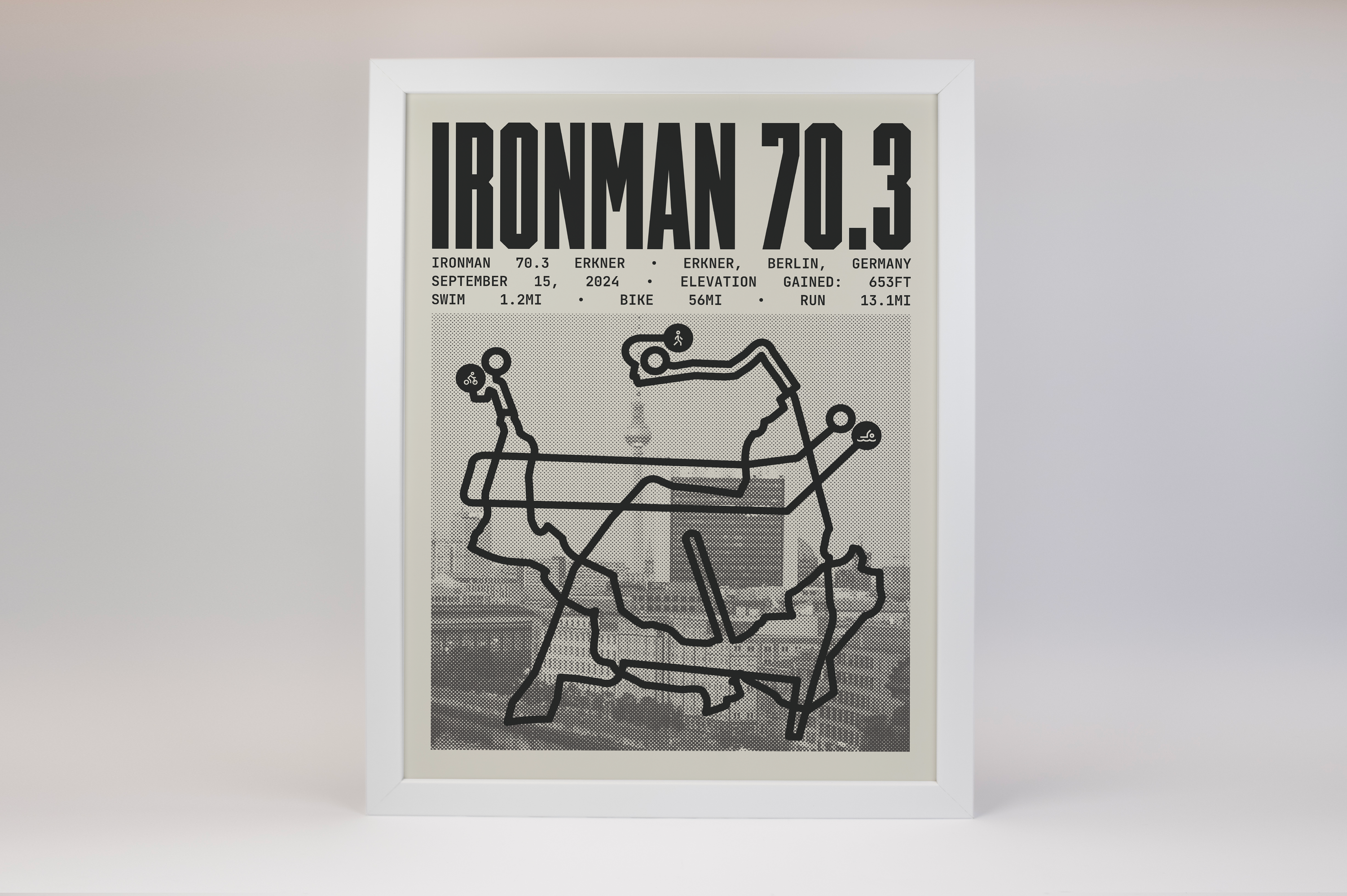 Ironman 70.3 Erkner Poster