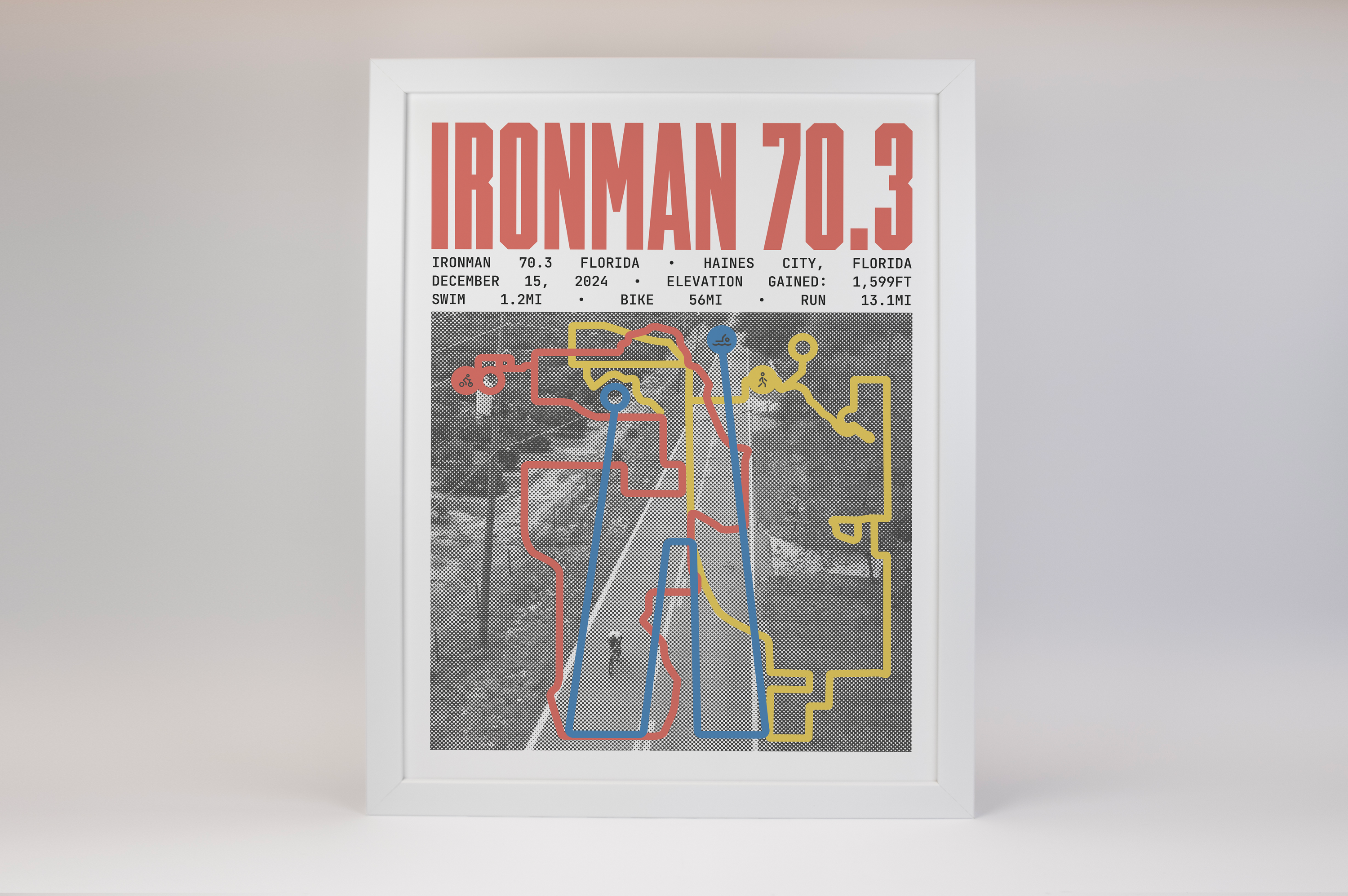 Ironman 70.3 Wisconsin Poster