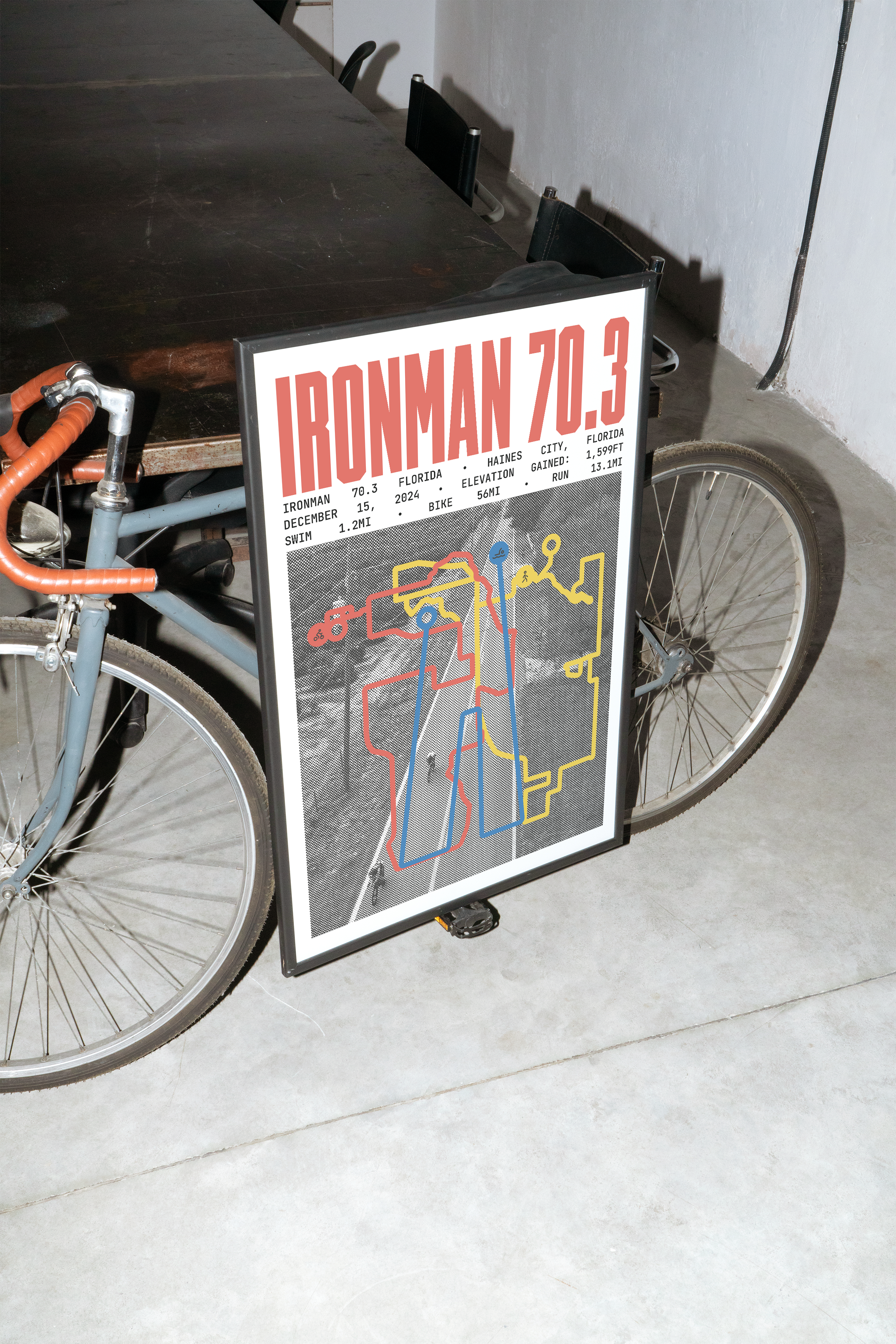 Ironman 70.3 Wisconsin Poster