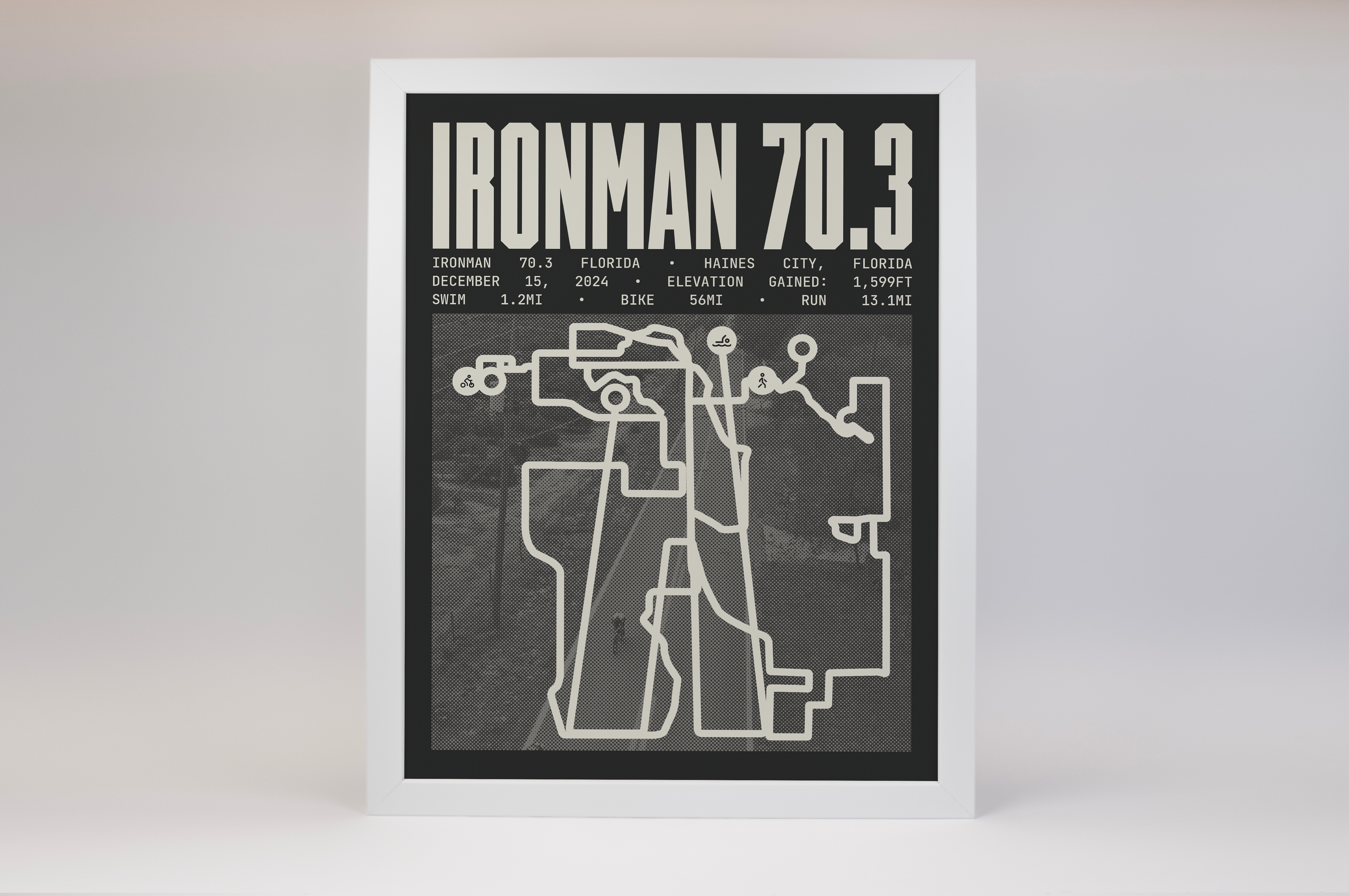 Ironman 70.3 Wisconsin Poster