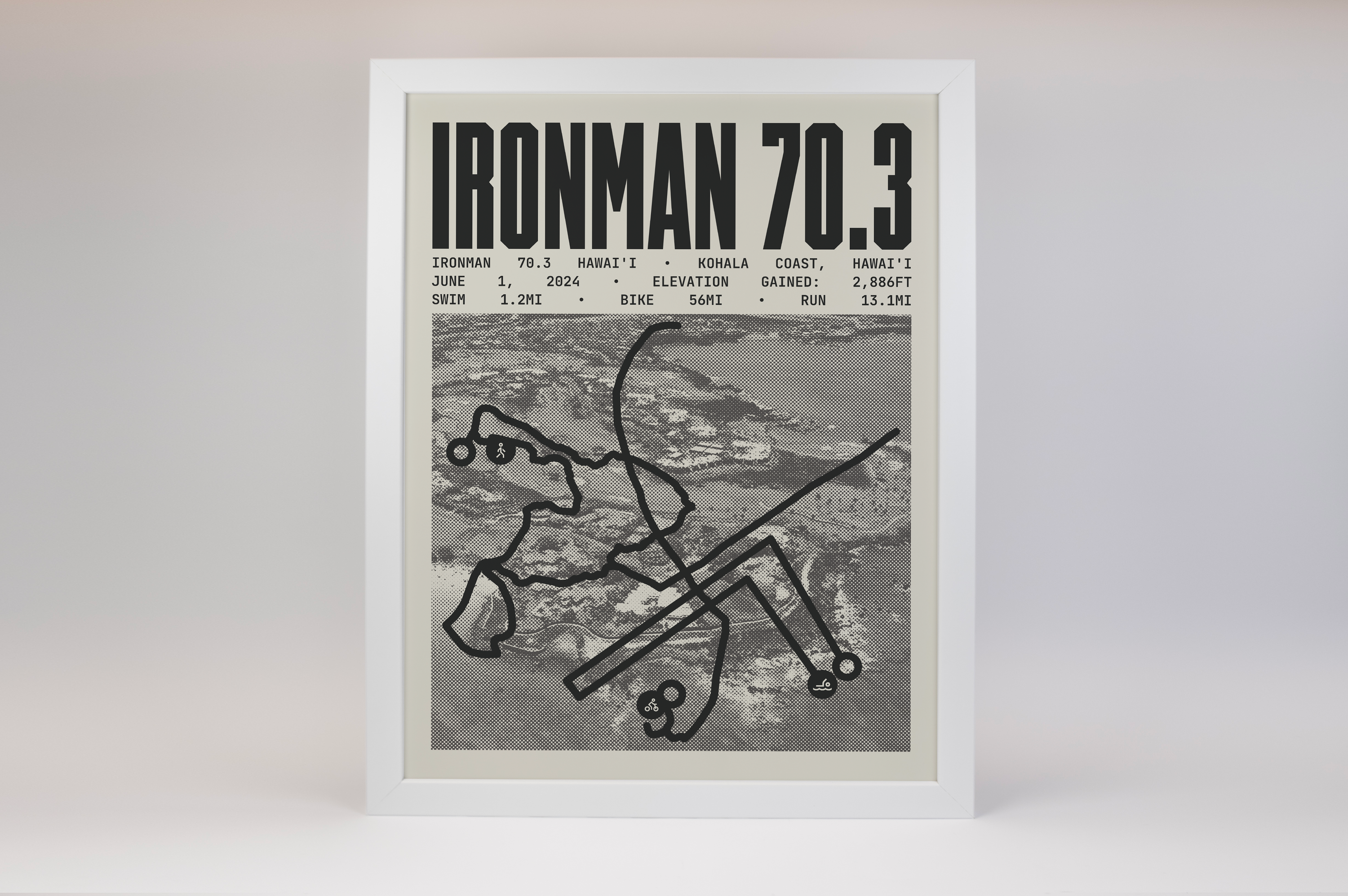 Ironman 70.3 Hawai'i Poster