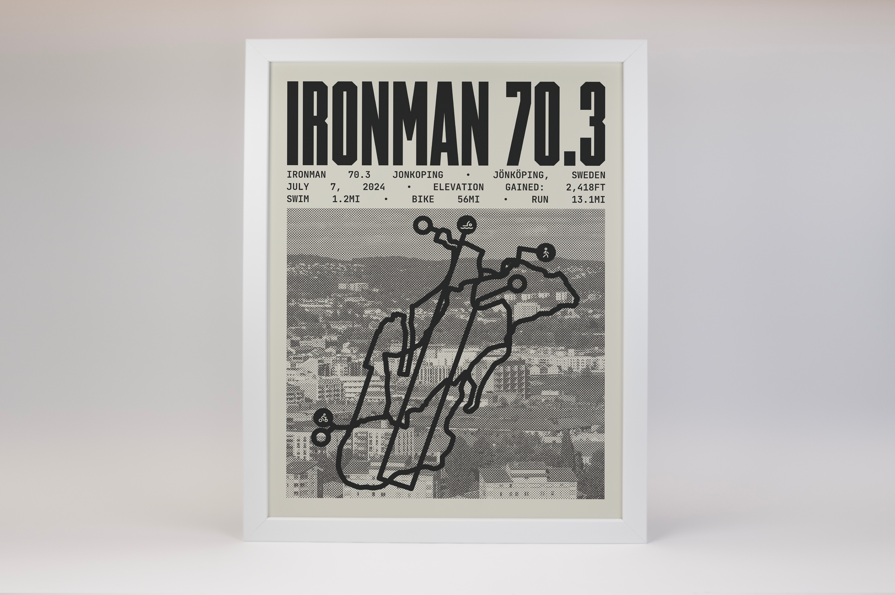 Ironman 70.3 Jonkoping Poster