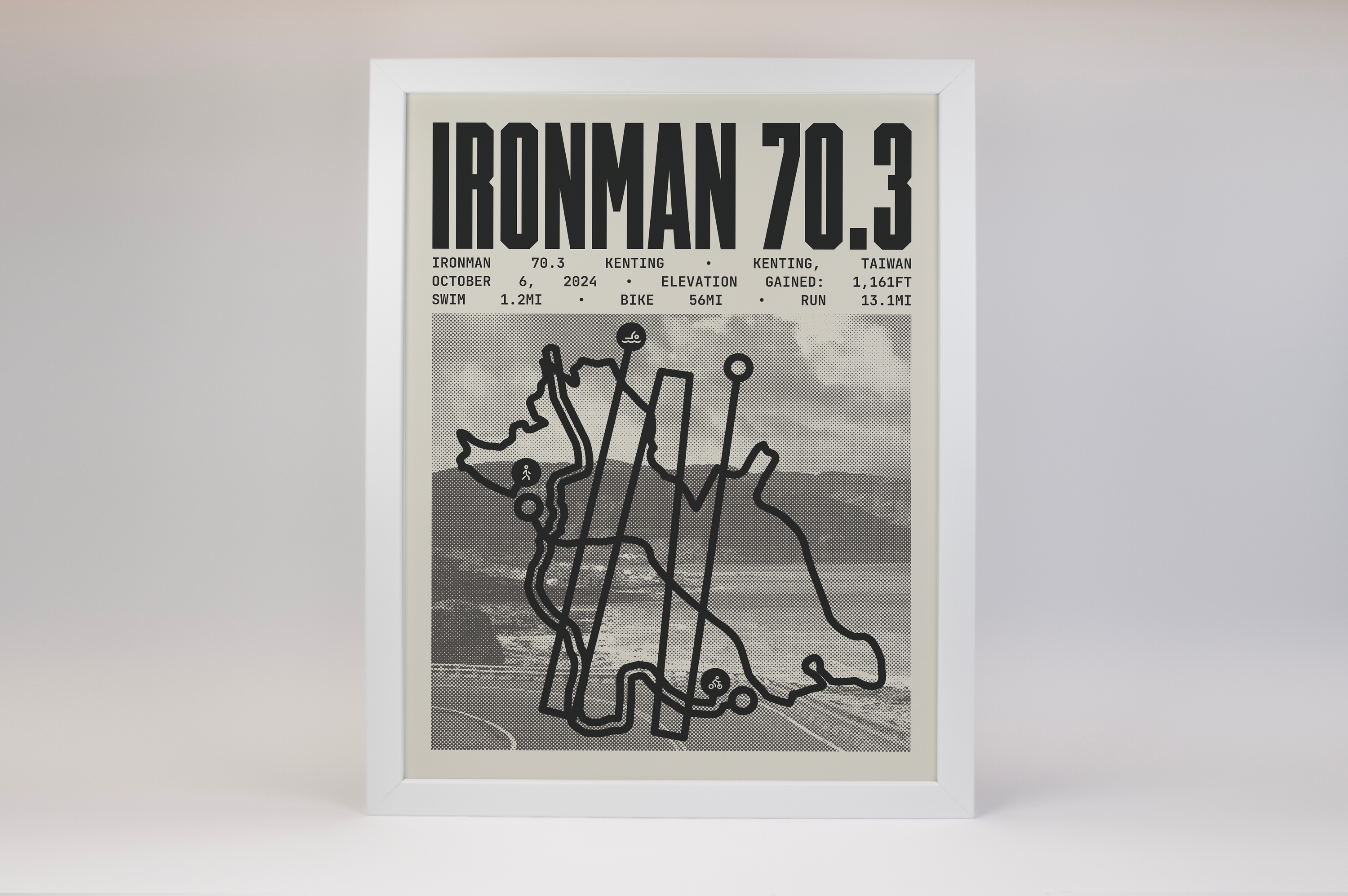 Ironman 70.3 Kenting Poster