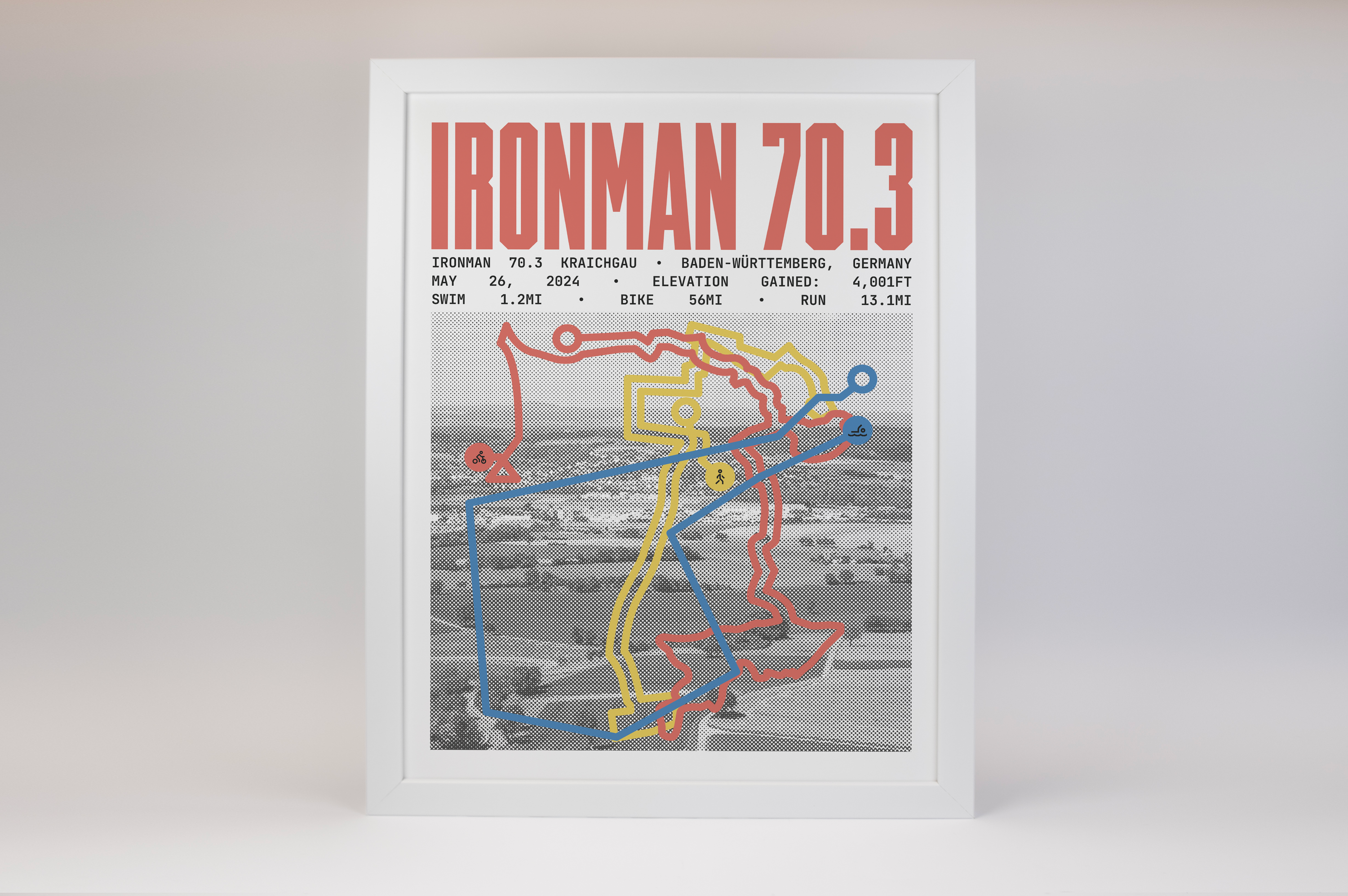 Ironman 70.3 Kraichgau Poster