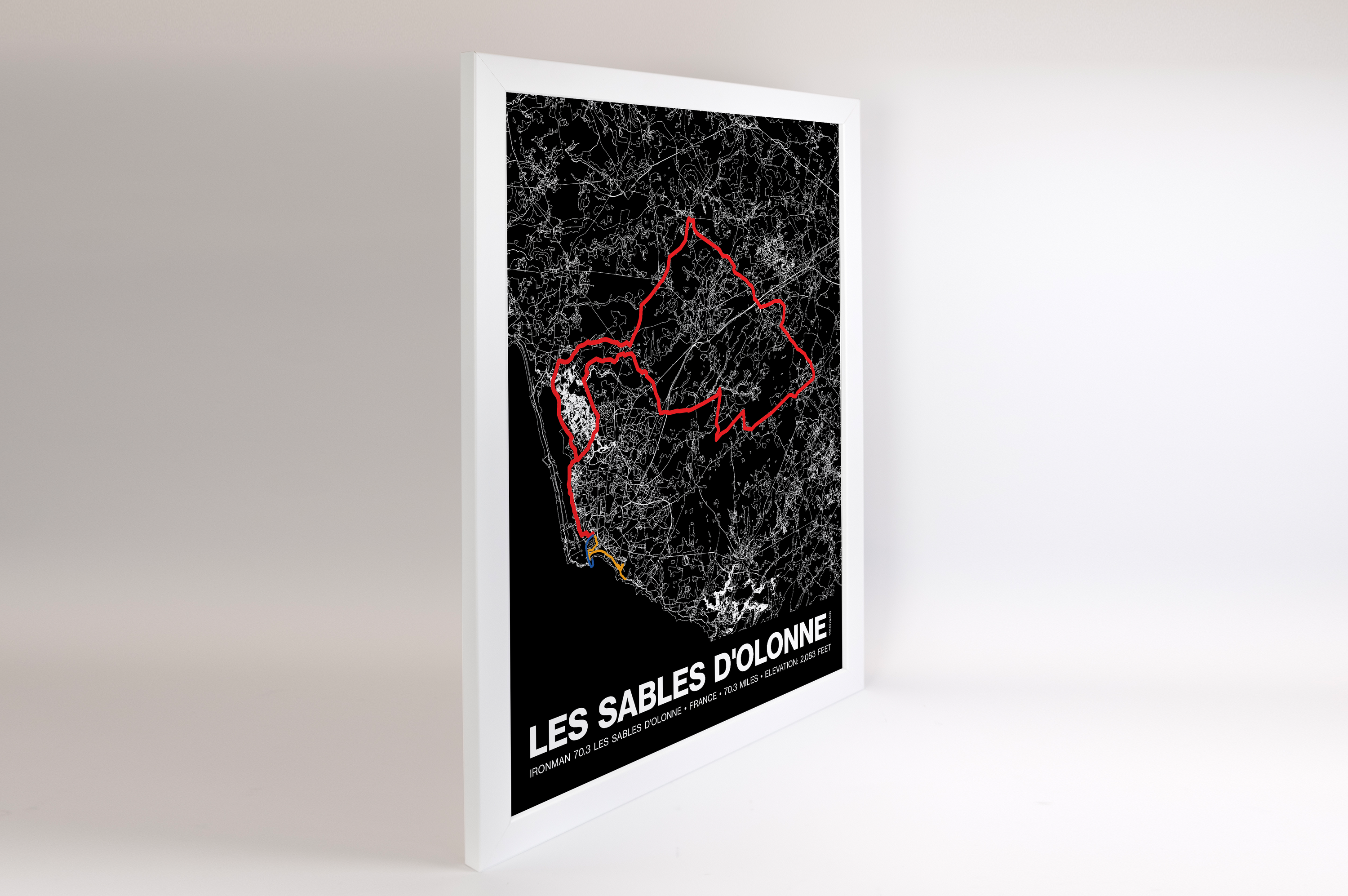 Ironman 70.3 Les Sables d'Olonne-Vendée Poster - Grid Style