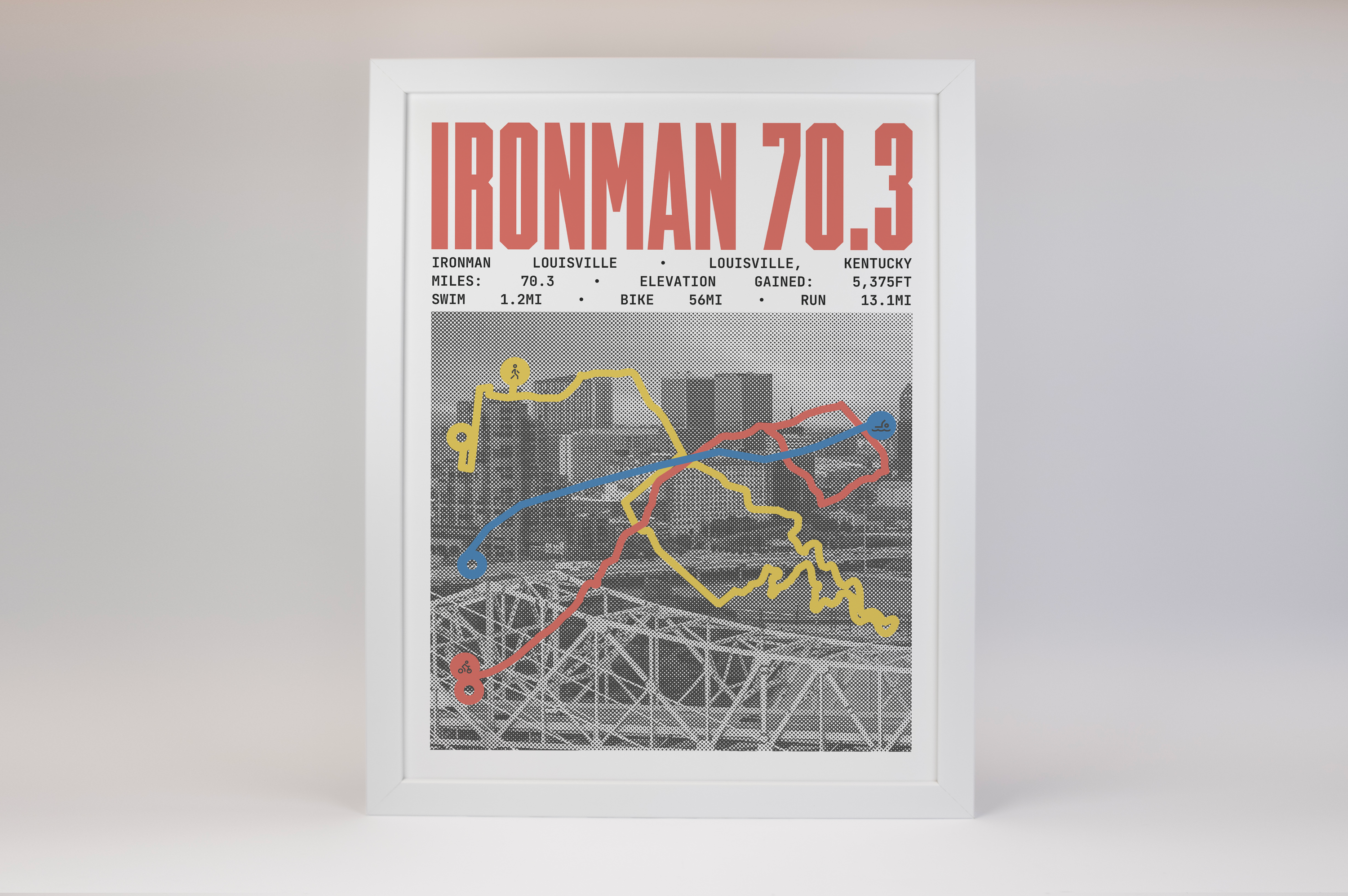 Ironman 70.3 Louisville Poster