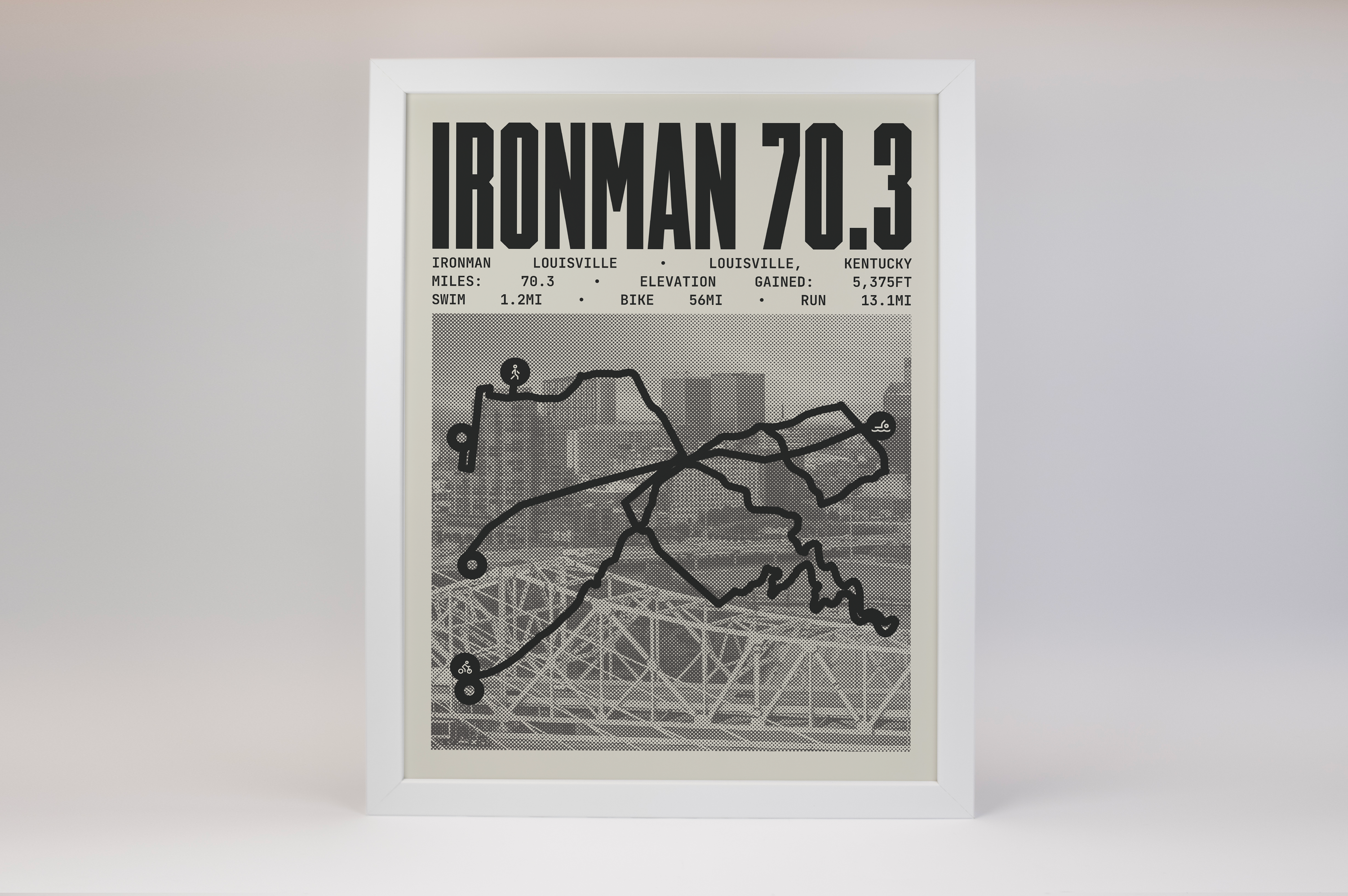 Ironman 70.3 Louisville Poster