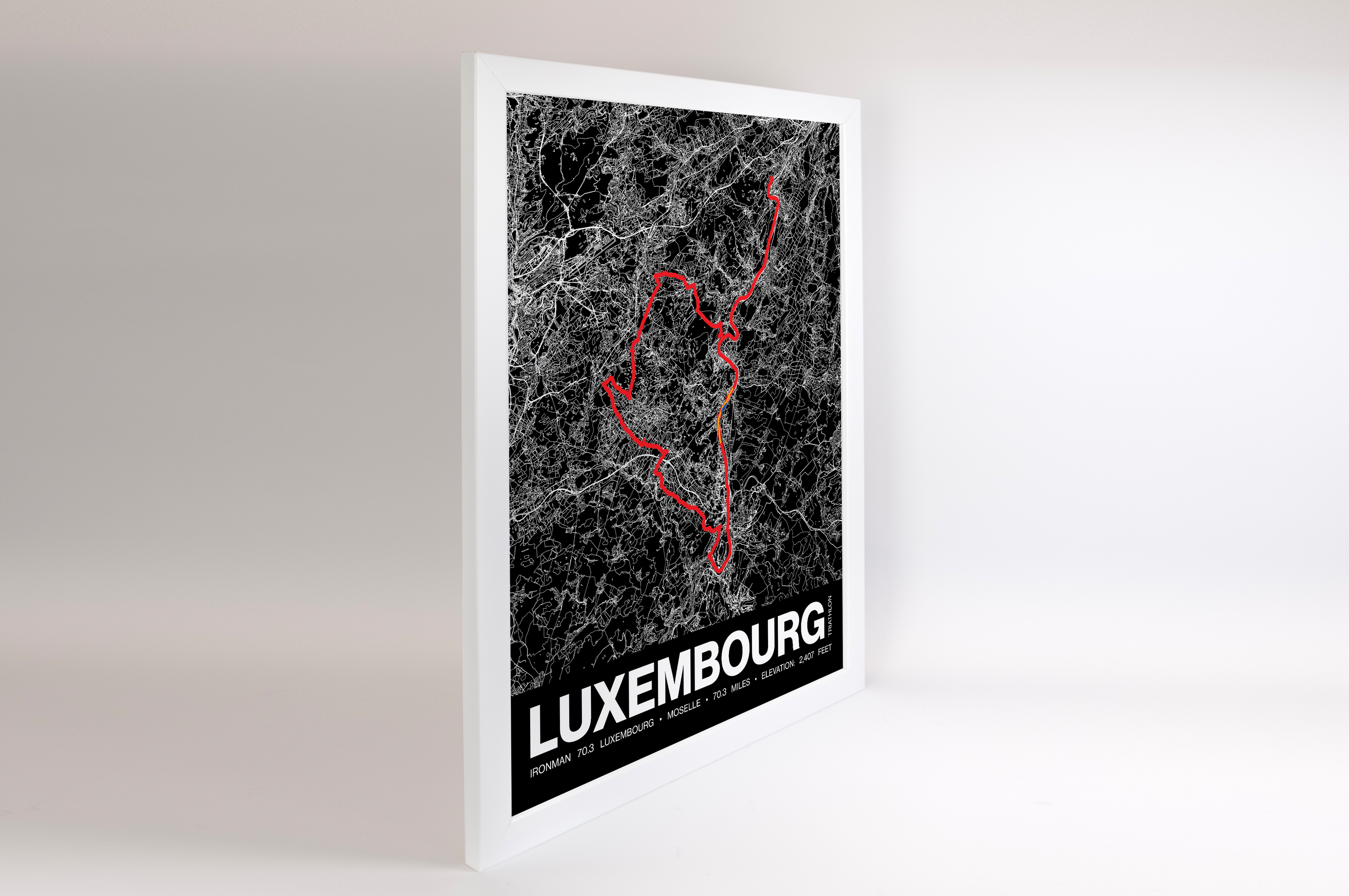 Ironman 70.3 Luxembourg Remich-Région Moselle Poster - Grid Style