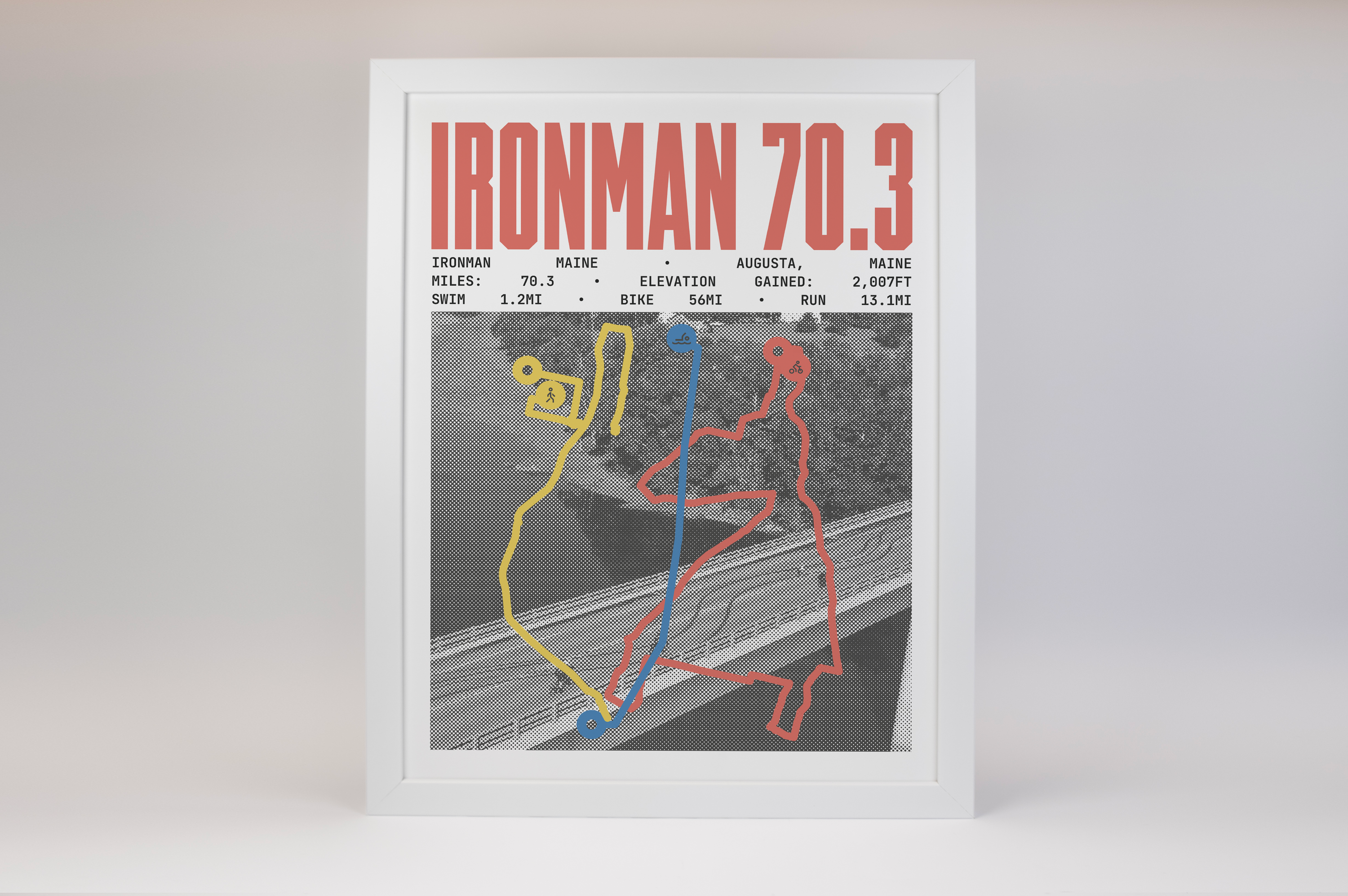 Ironman 70.3 Maine Poster