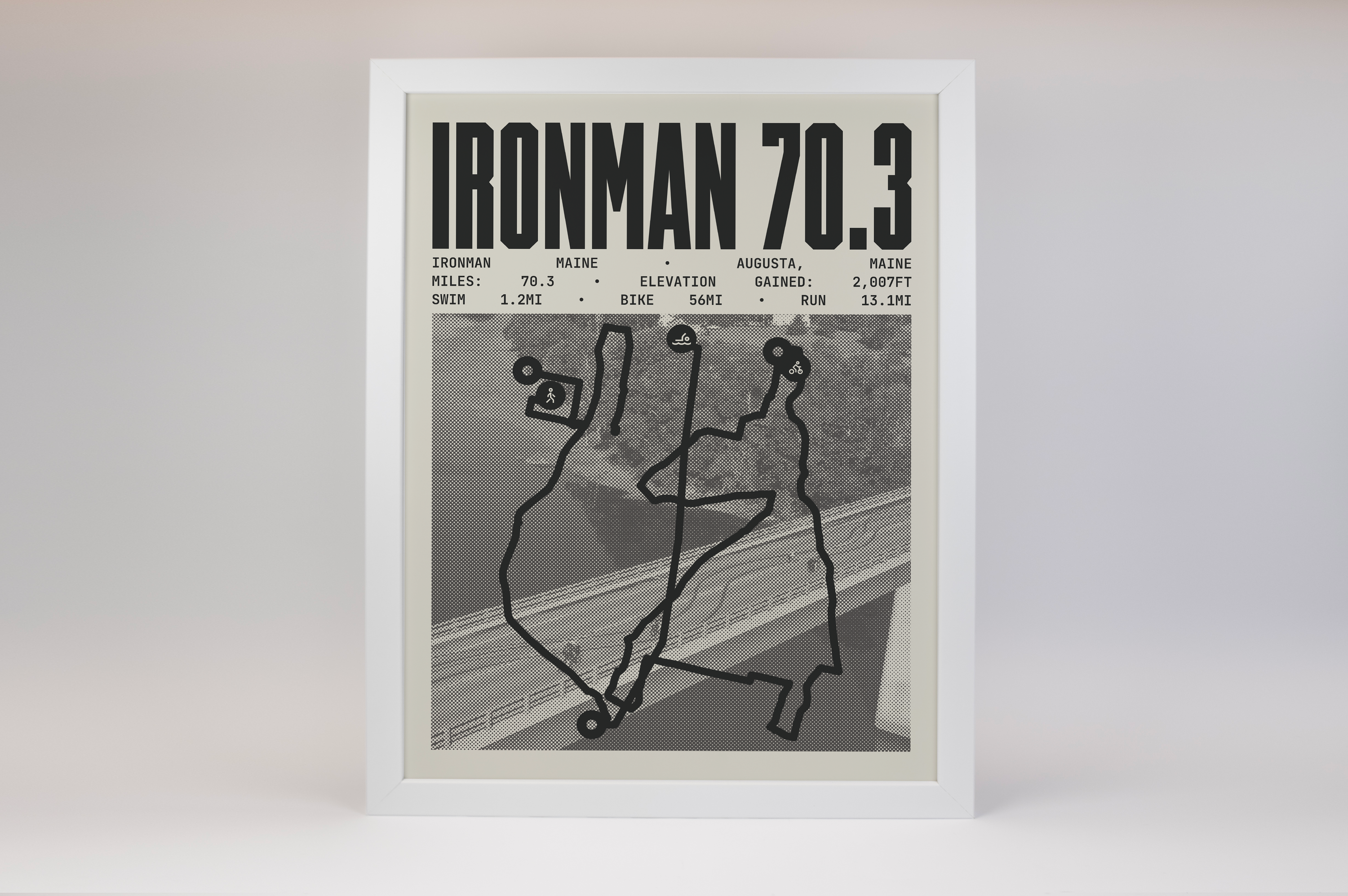 Ironman 70.3 Maine Poster