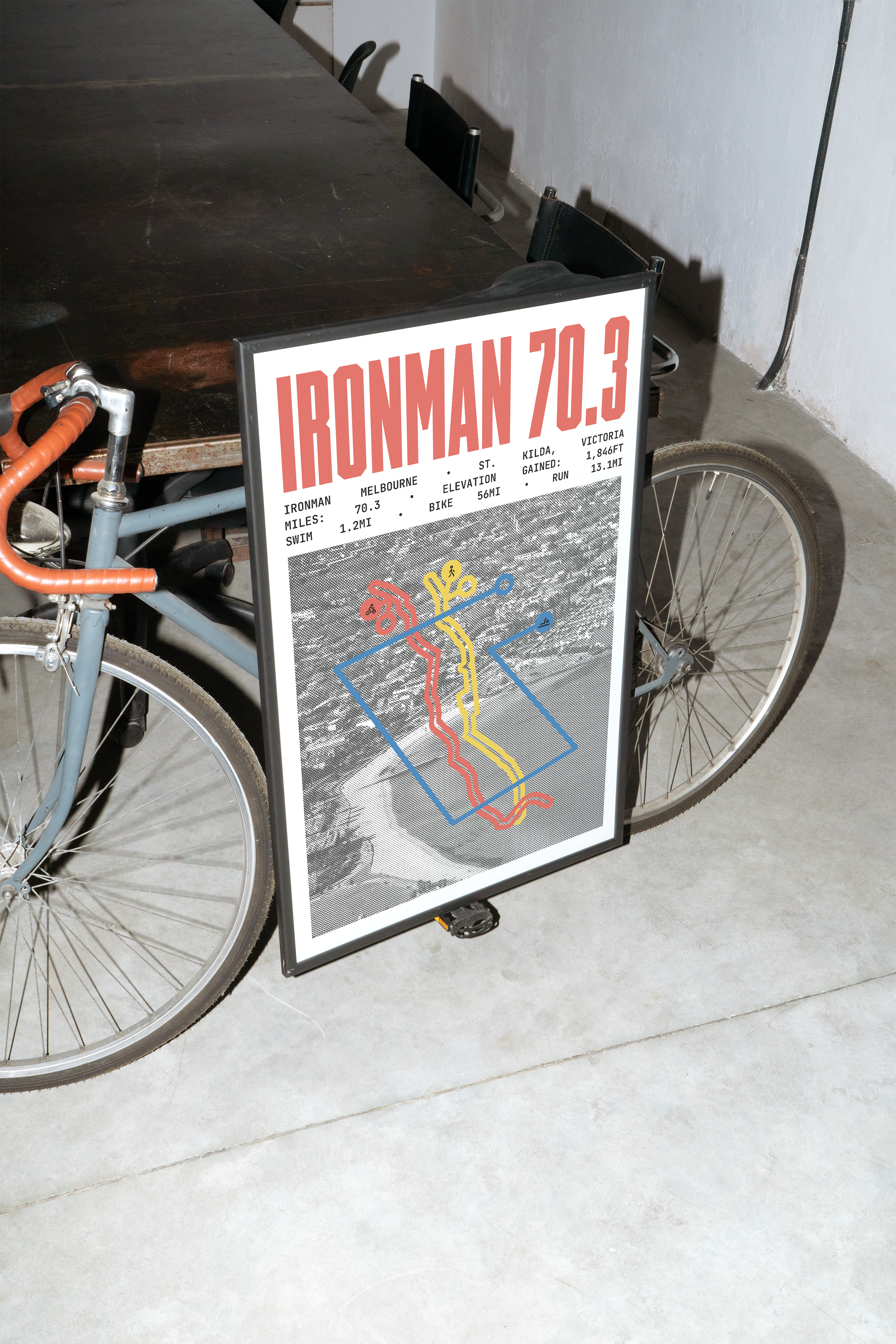 Ironman 70.3 Melbourne Poster