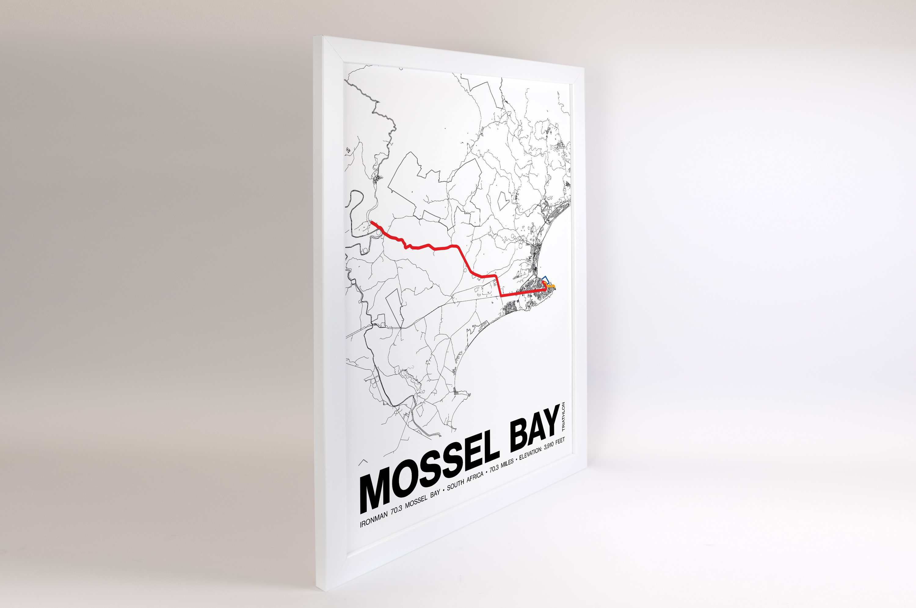 Ironman 70.3 Mossel Bay - African TriClub Championship Poster - Grid Style