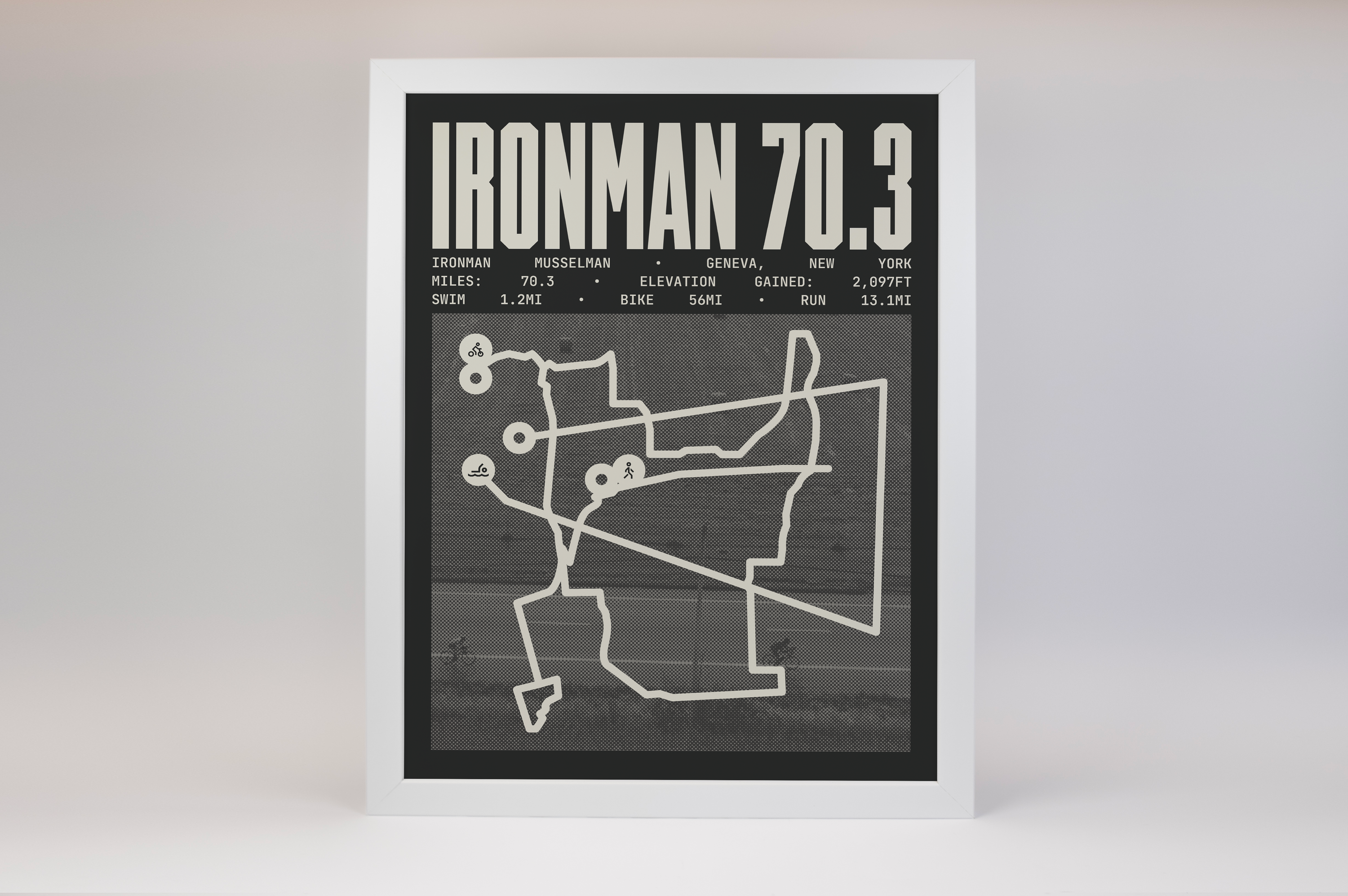 Ironman 70.3 Musselman Poster