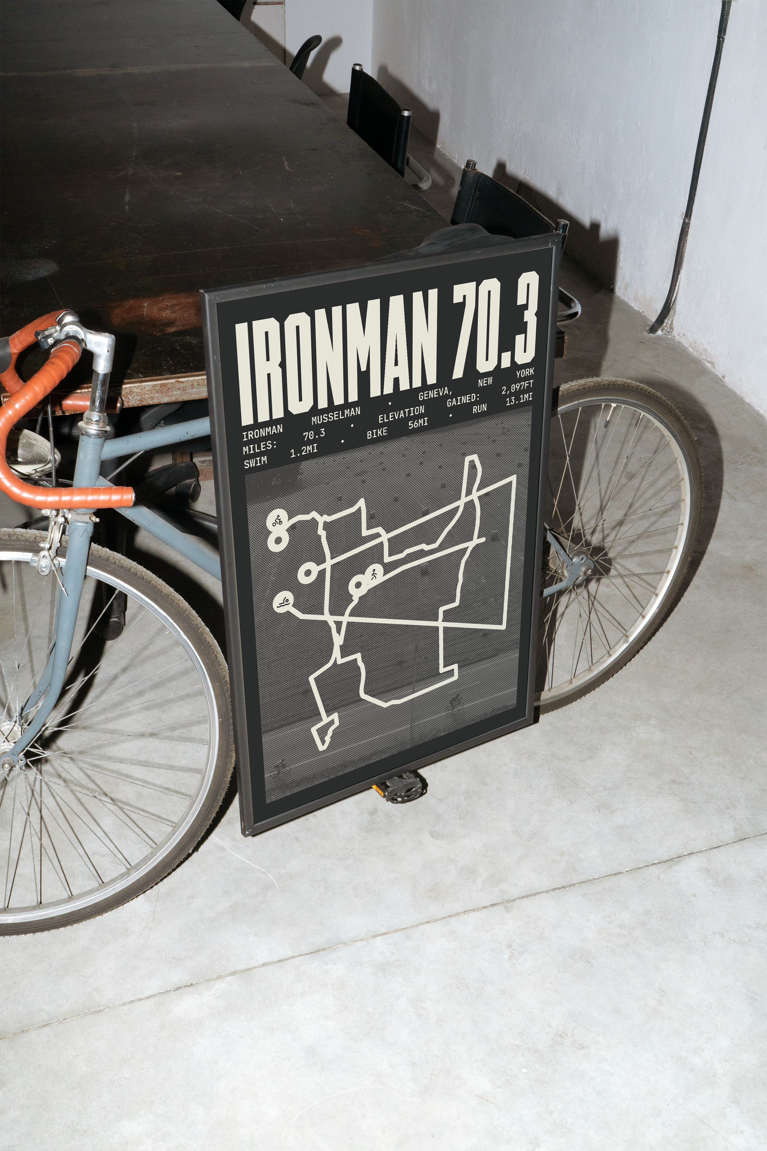 Ironman 70.3 Musselman Poster