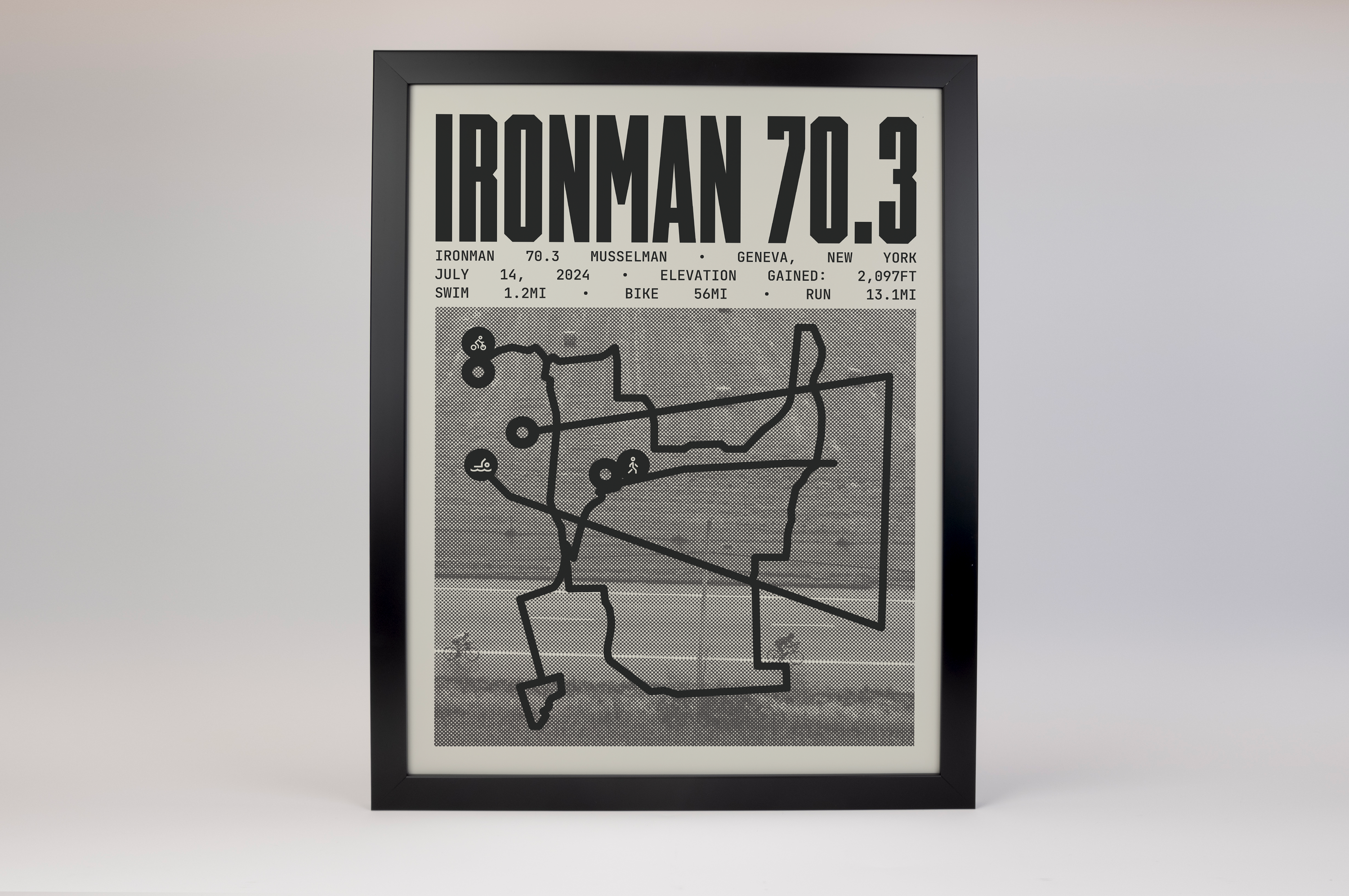 Ironman 70.3 Musselman Poster