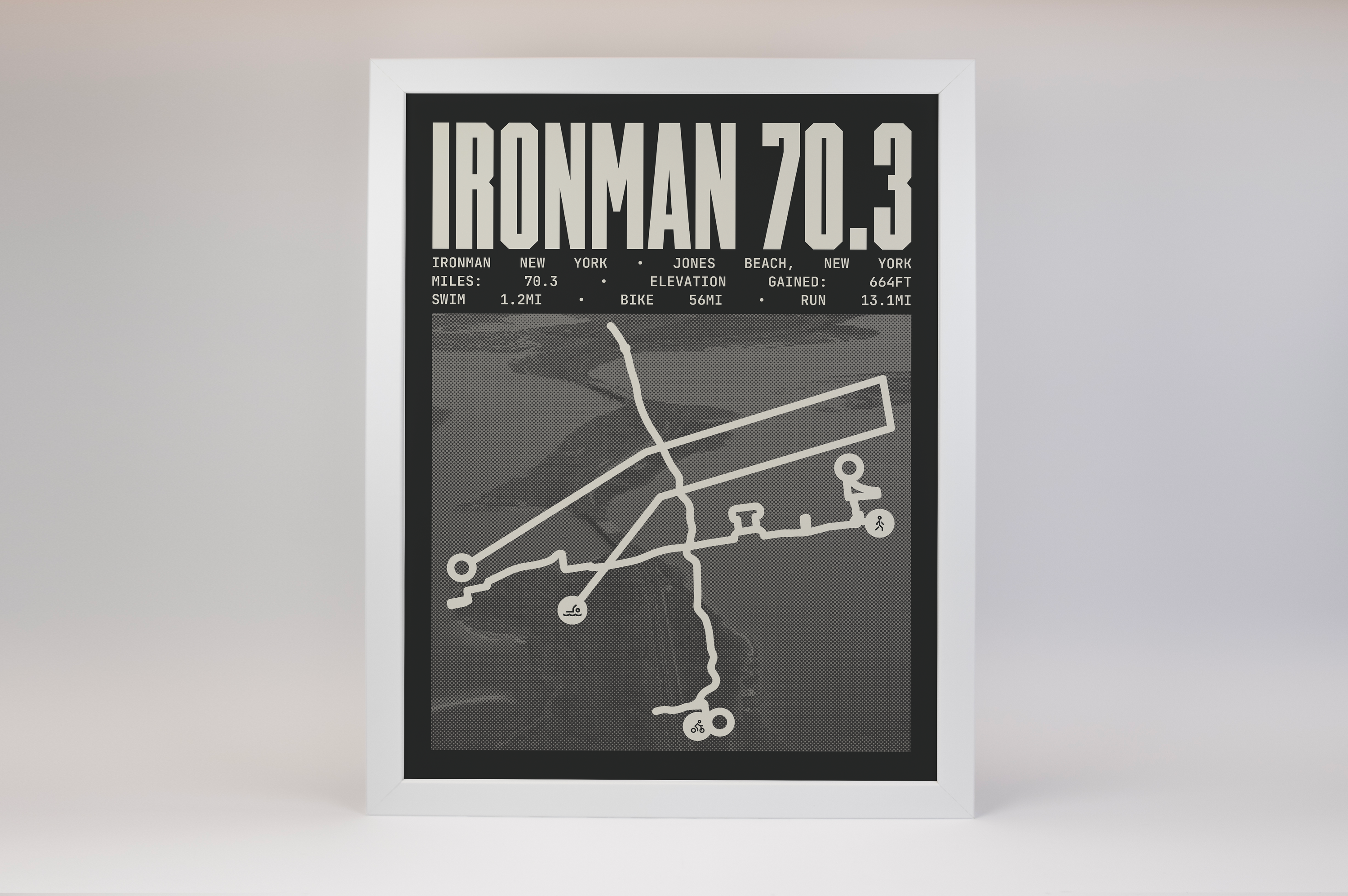 Ironman 70.3 New York Poster