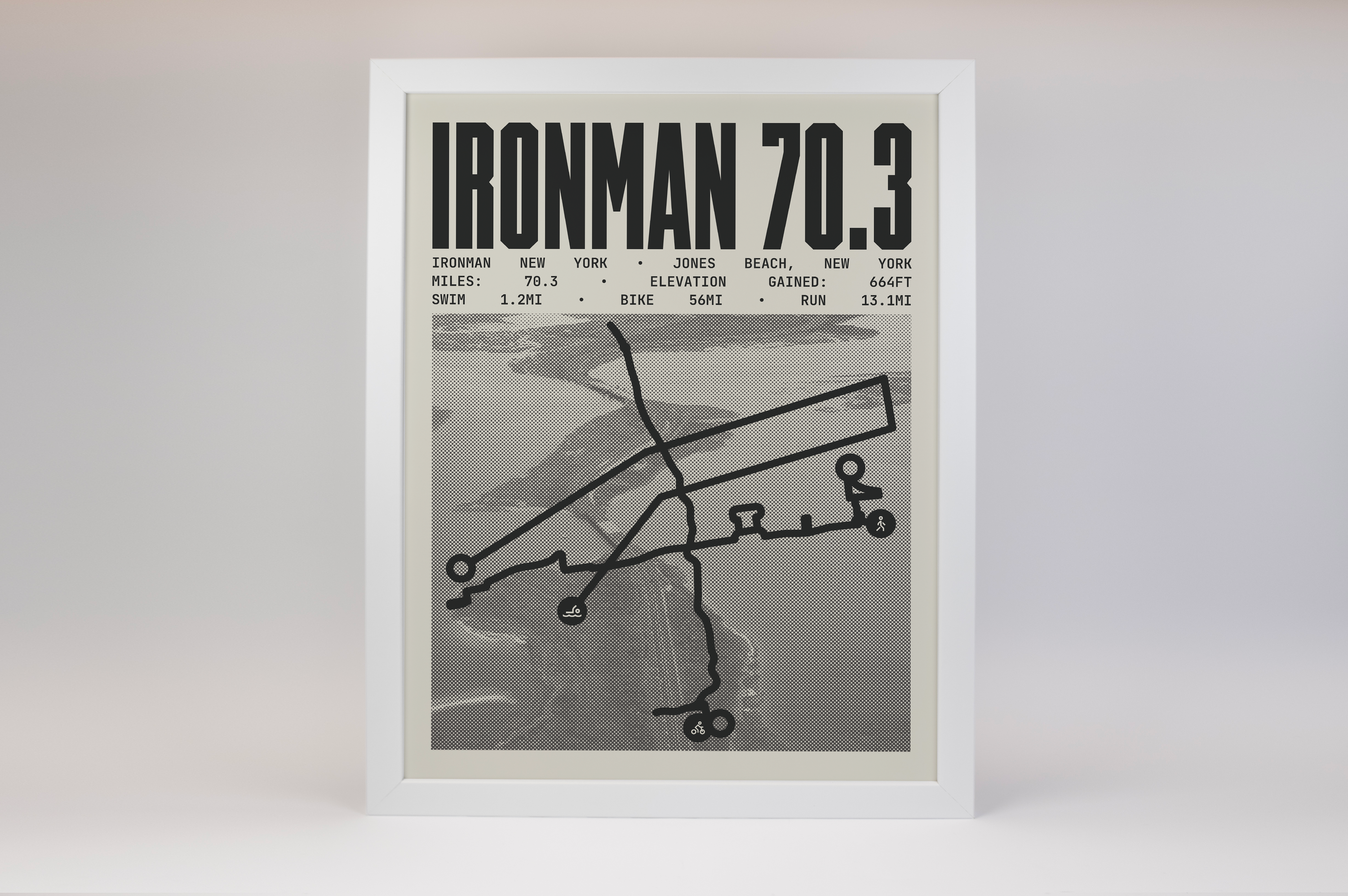 Ironman 70.3 New York Poster