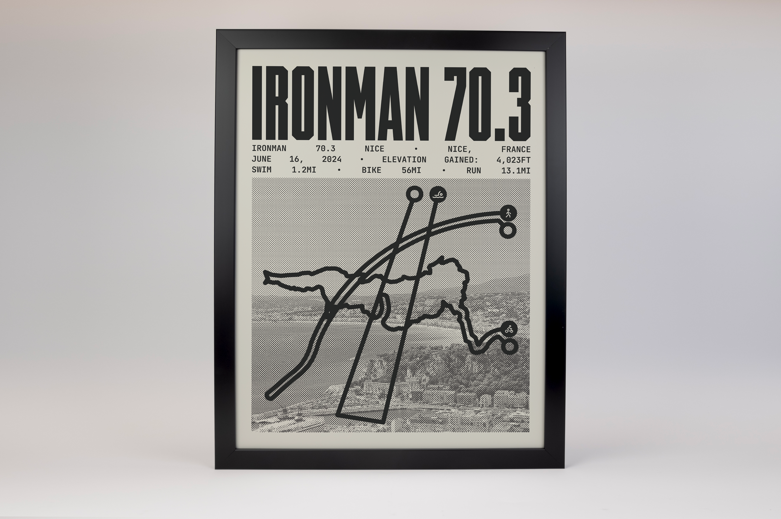 Ironman 70.3 Nice Poster