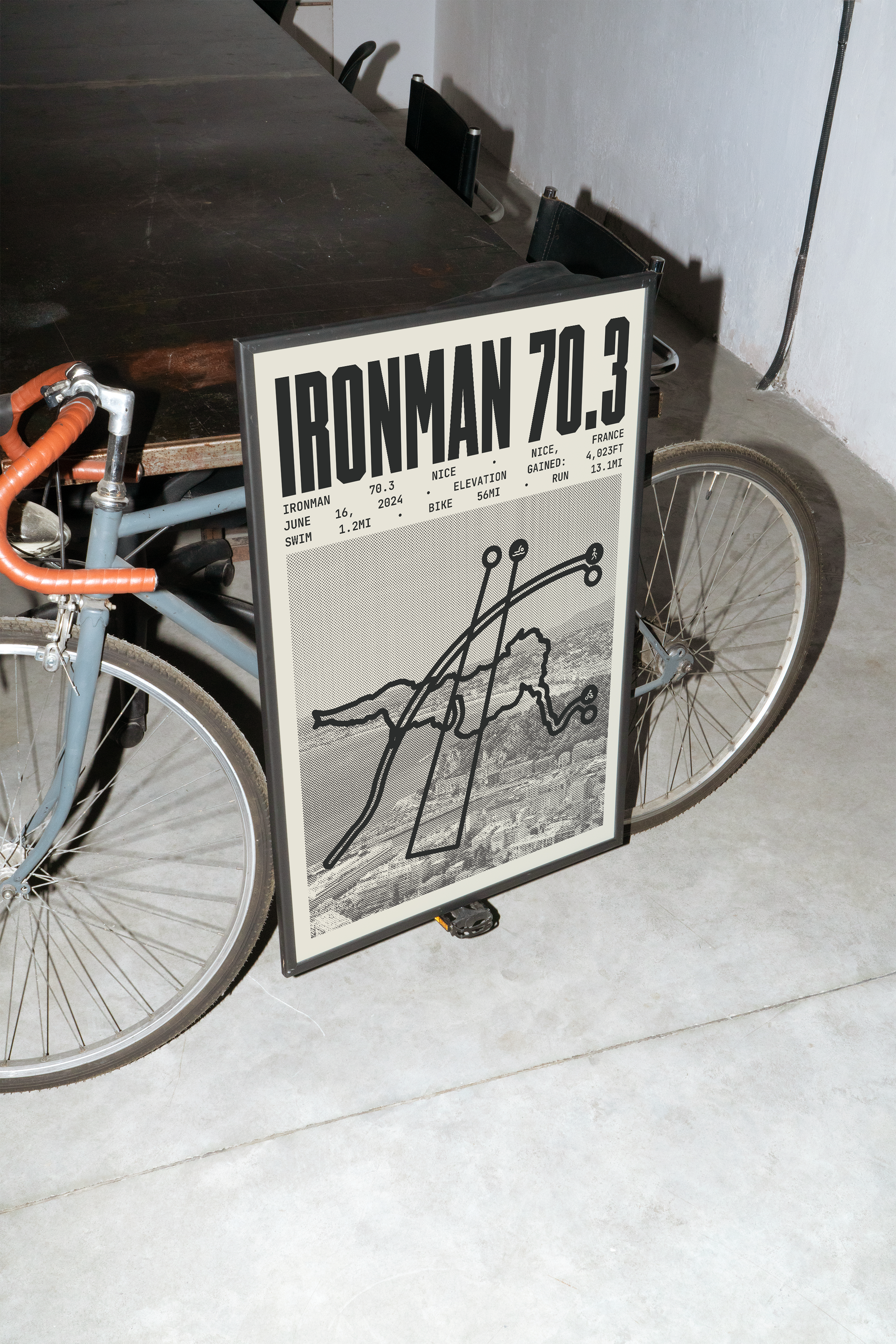 Ironman 70.3 Nice Poster