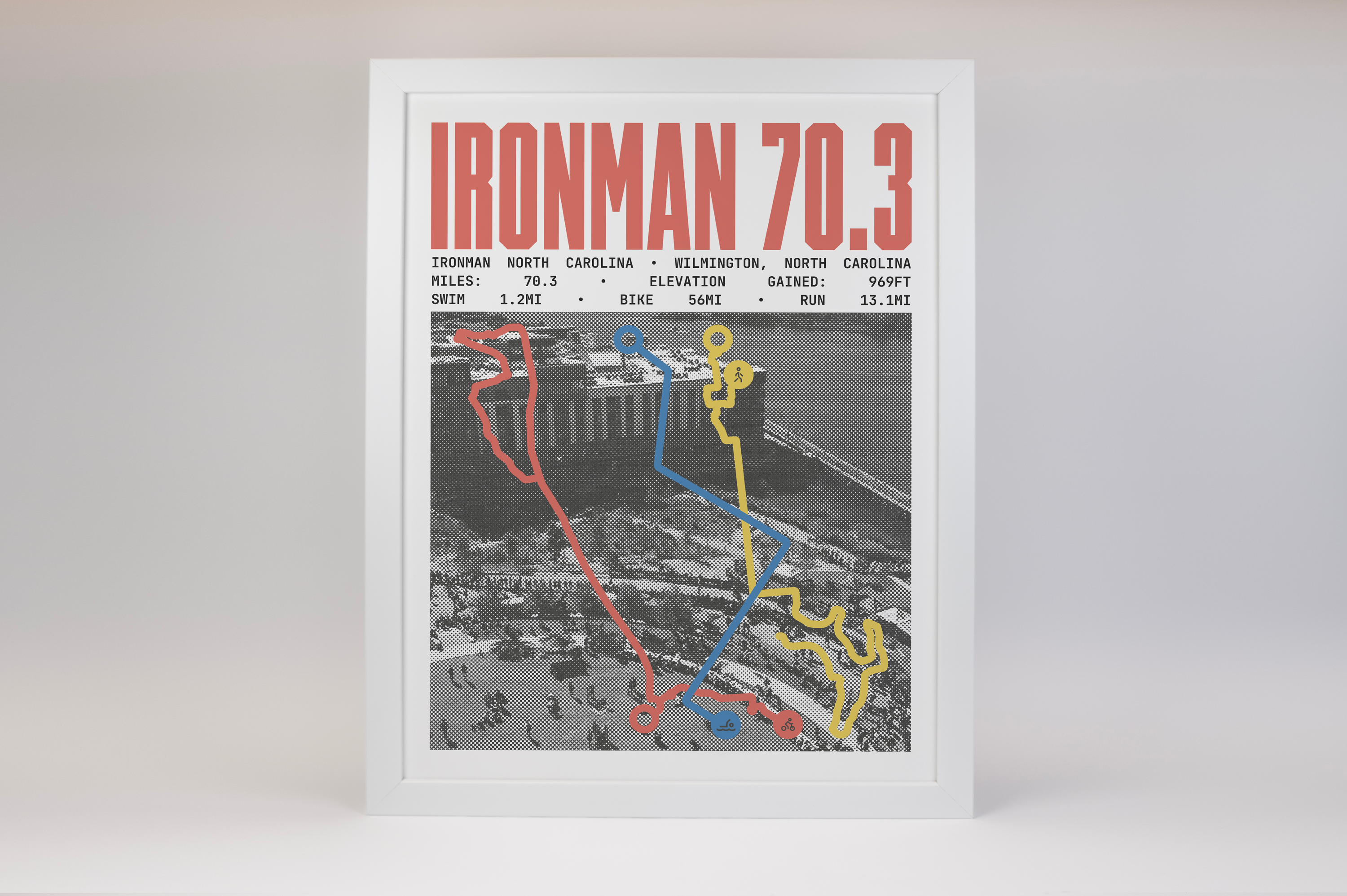 Ironman 70.3 North Carolina Poster