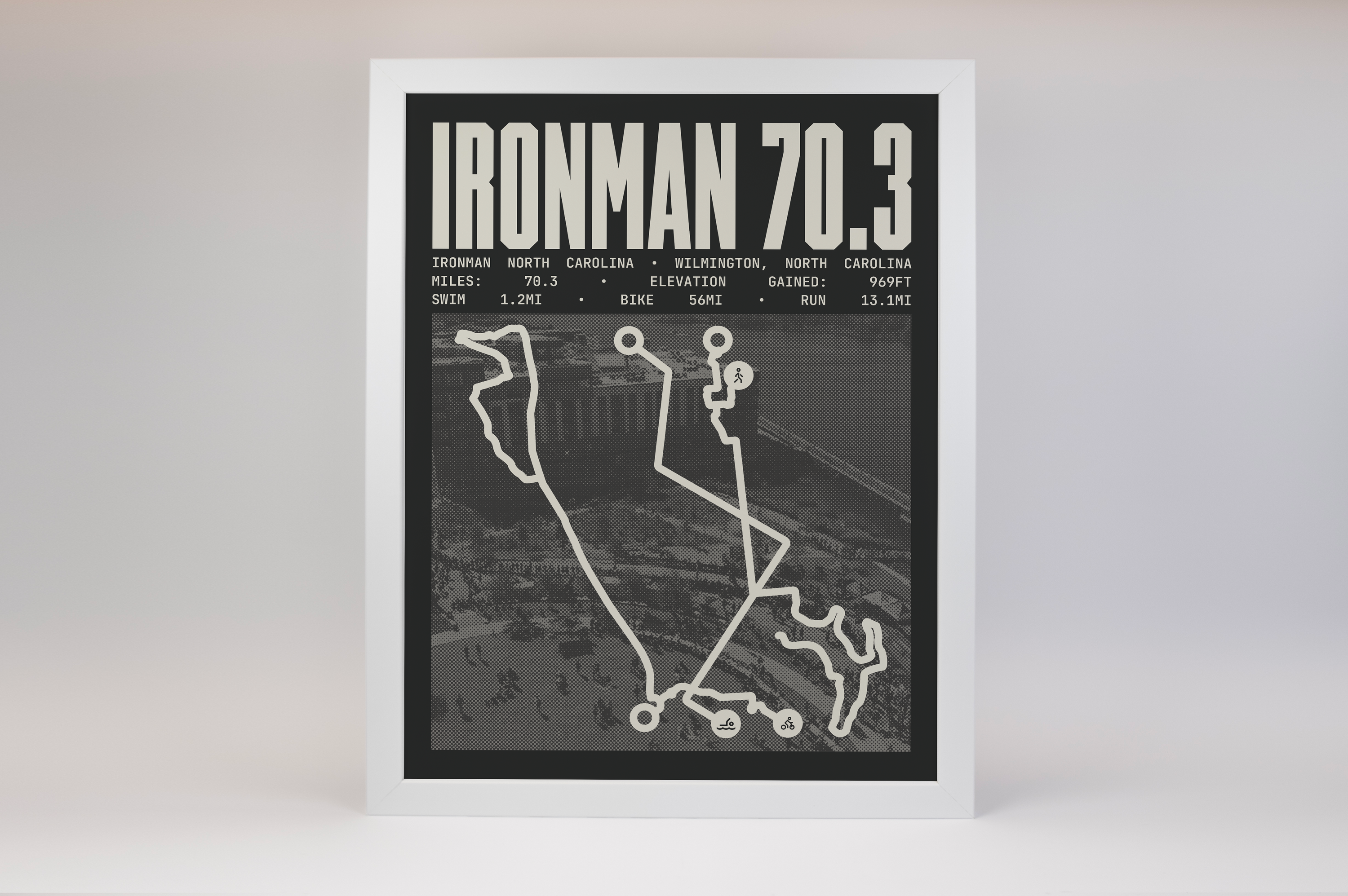 Ironman 70.3 North Carolina Poster