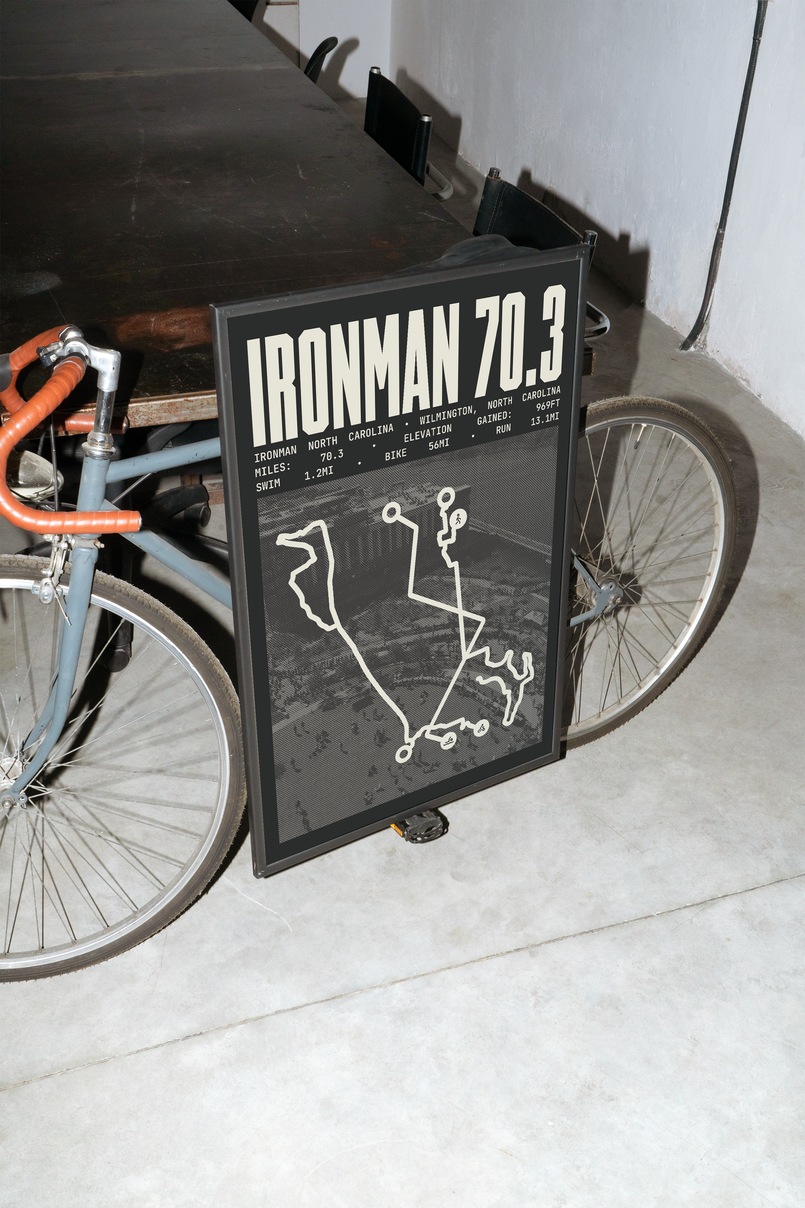 Ironman 70.3 North Carolina Poster