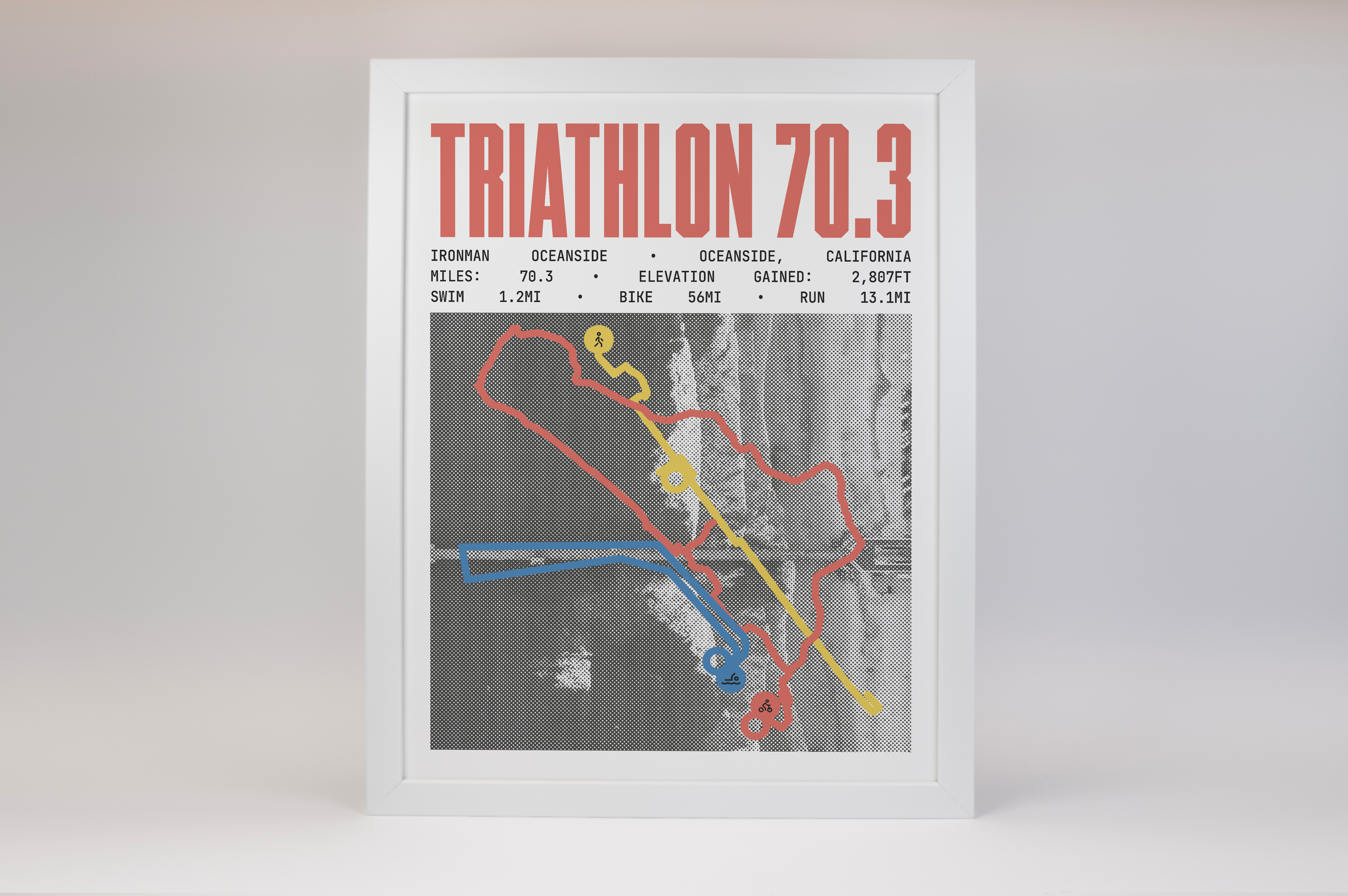 Ironman 70.3 Oceanside Poster