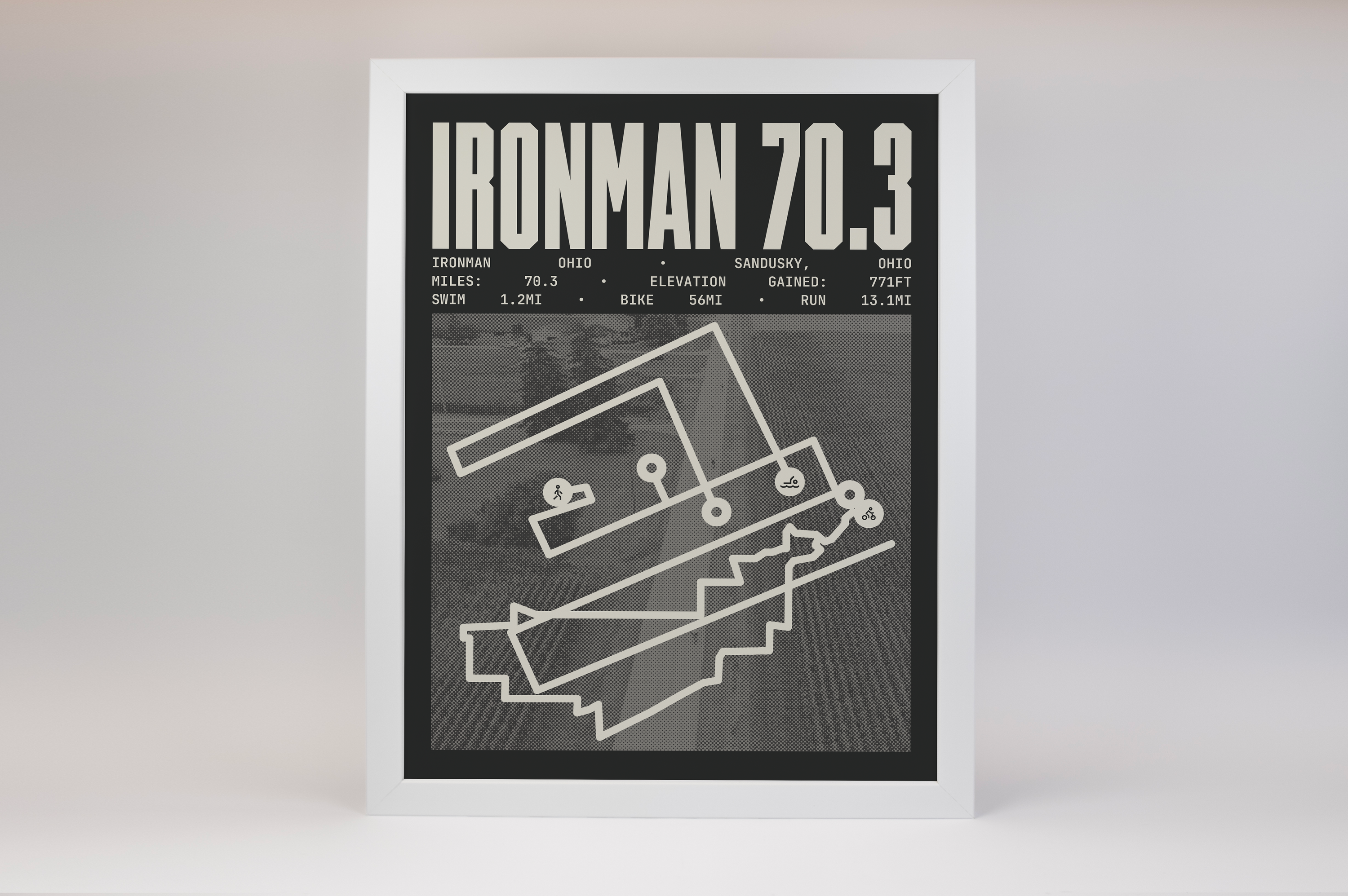 Ironman 70.3 Ohio Poster