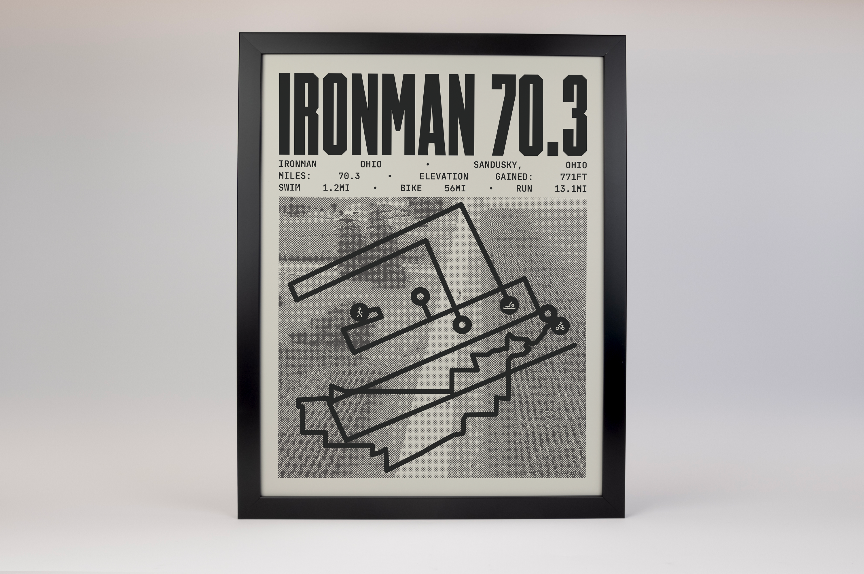 Ironman 70.3 Ohio Poster