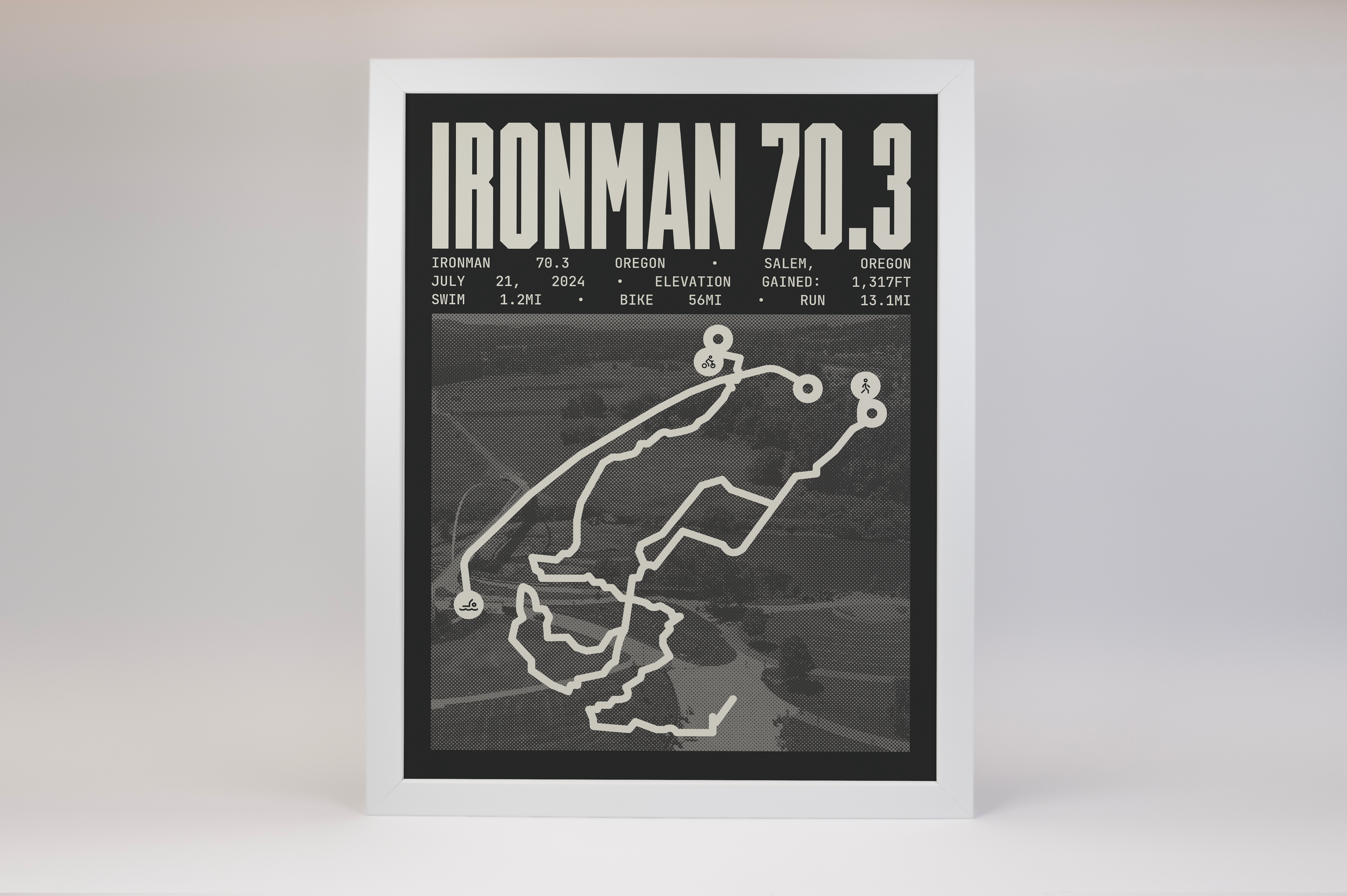 Ironman 70.3 Oregon Poster