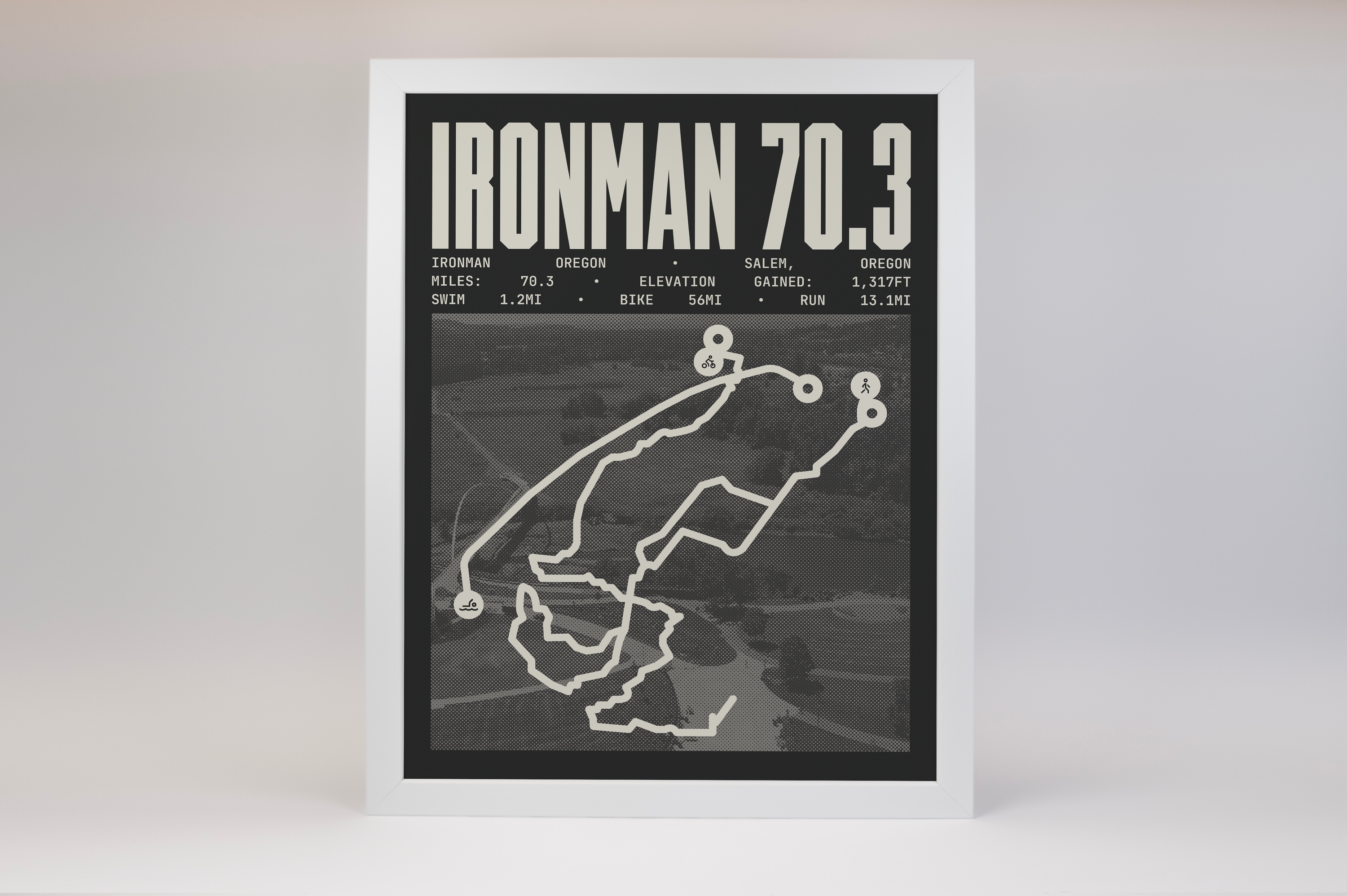 Ironman 70.3 Oregon Poster